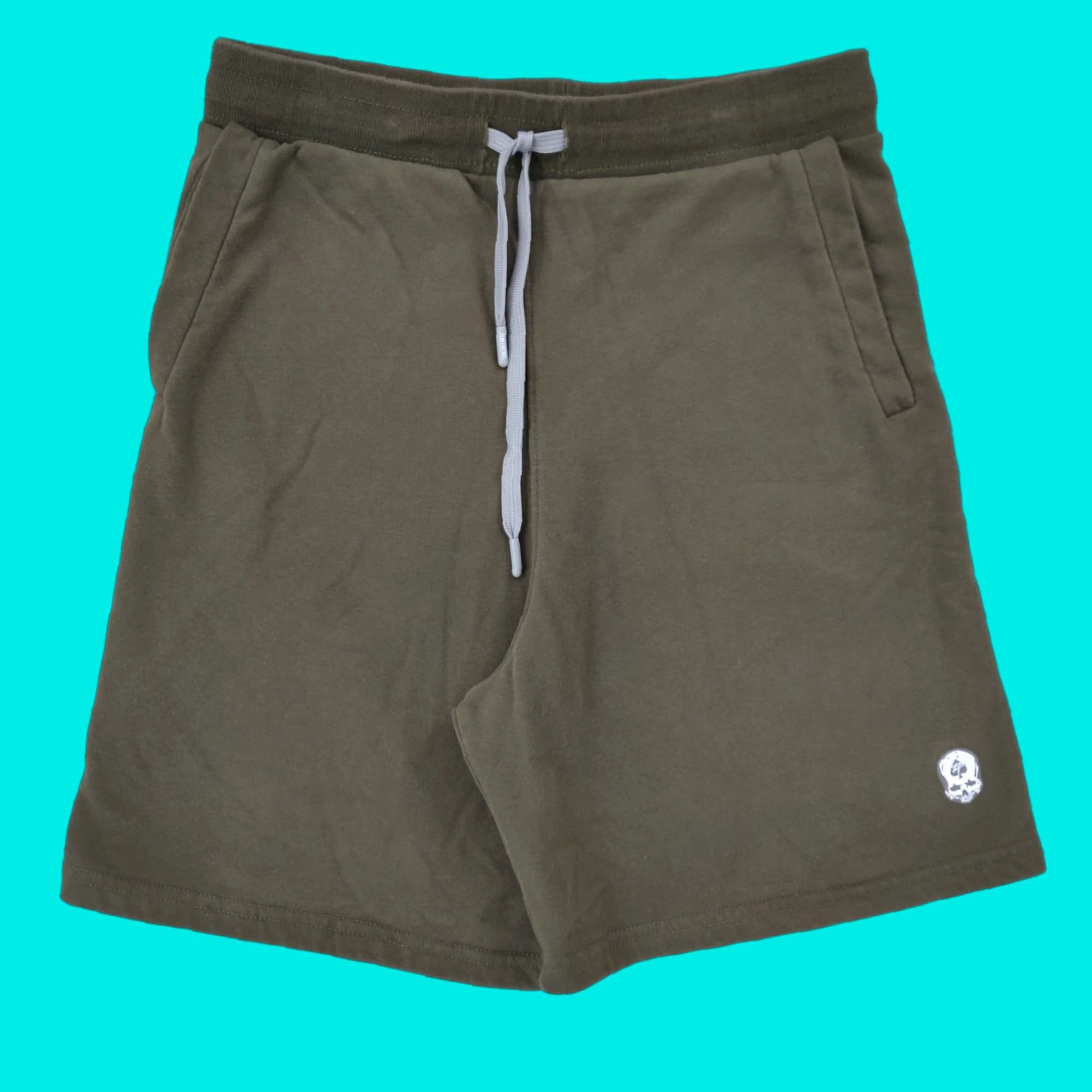 Vintage Zero Foxtrot Shorts Mens Small Green Athletic 7 Inseam Drawstring Sweat Size US 28 / EU 44 - 1 Thumbnail