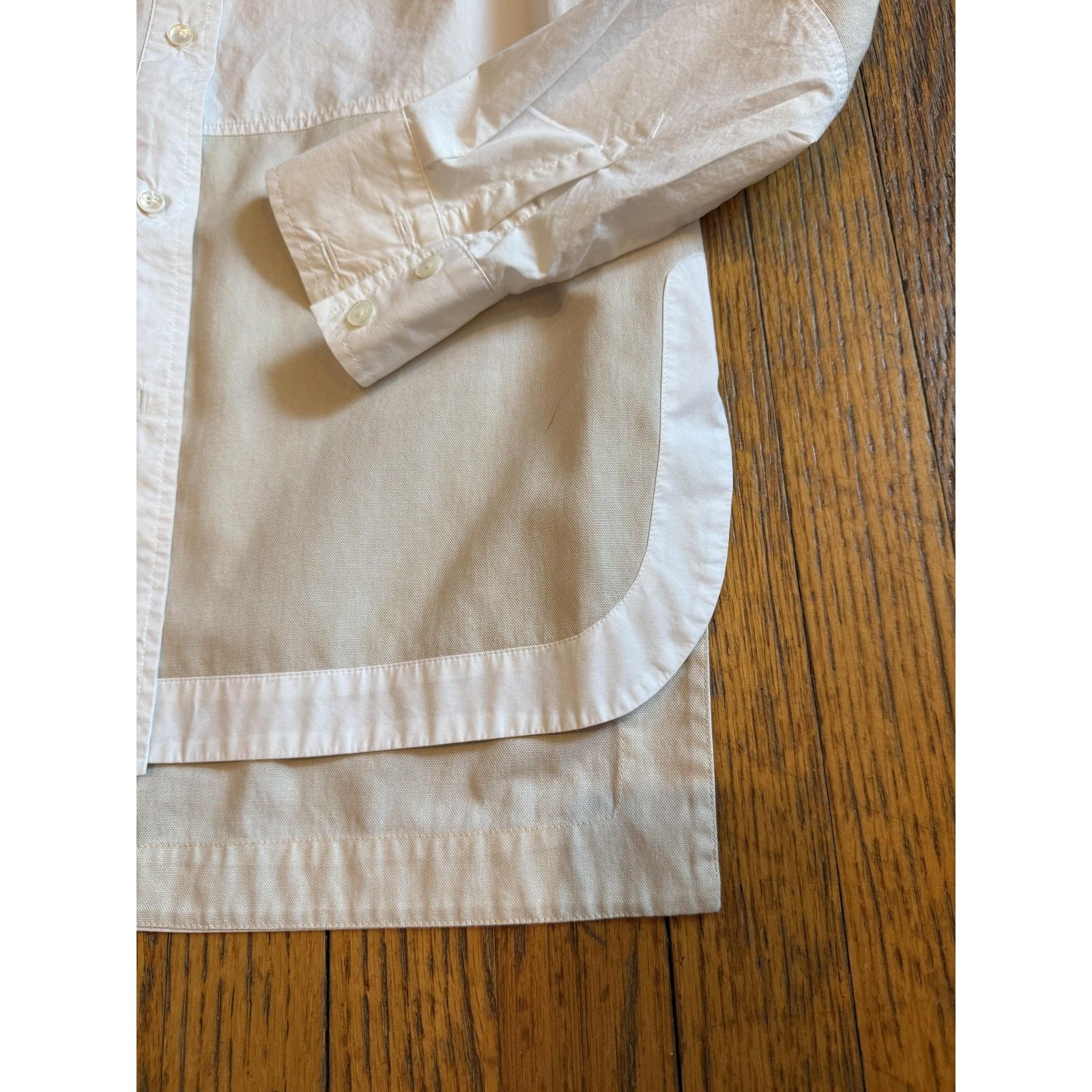 Derek Lam 10 Crosby Derek Lam 10 Crosby Shirt White Button Down Panel Poplin Size S / US 4 / IT 40 - 4 Thumbnail