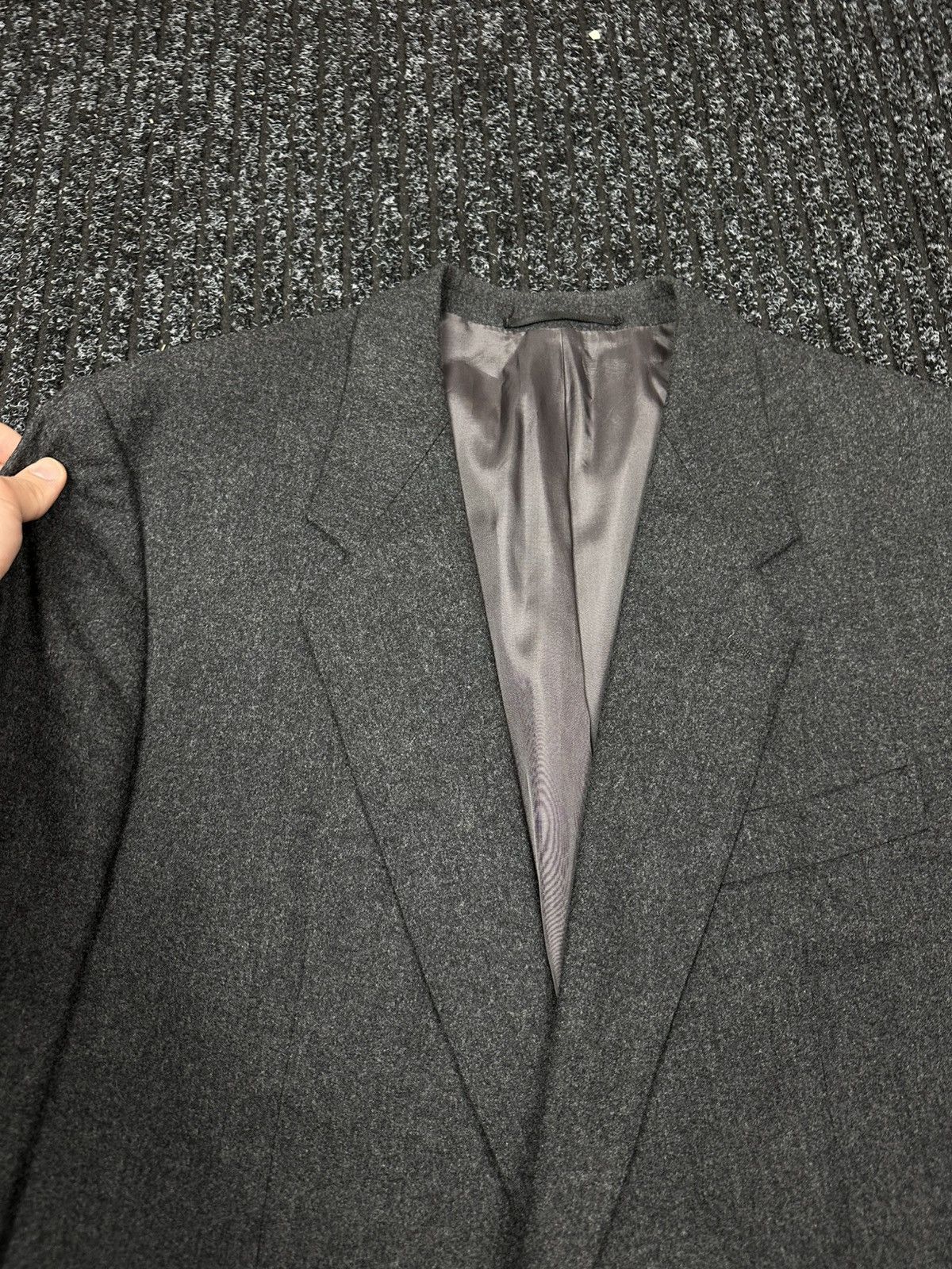 Ermenegildo Zegna Vintage Zegna Wool Suit 3 Piece Grey Classic Formal Tailored Size 40R - 5 Thumbnail