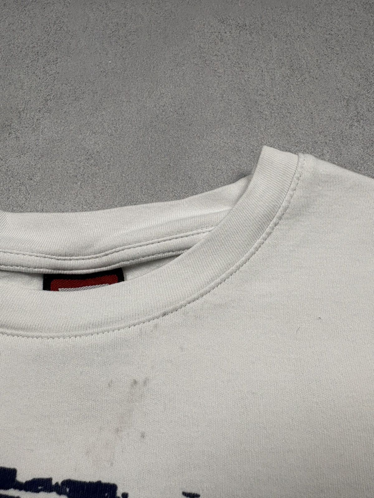 Diesel Diesel 2000s Distressed White Brush Stroke Tee 3D Logo M Y2K Size US M / EU 48-50 / 2 - 10 Thumbnail
