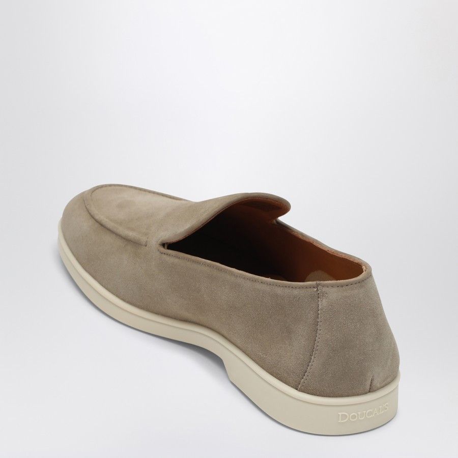 Doucal's o1d2blof0225 Leather Moccasin Loafers in Beige Size US 8.5 / EU 41-42 - 4 Thumbnail