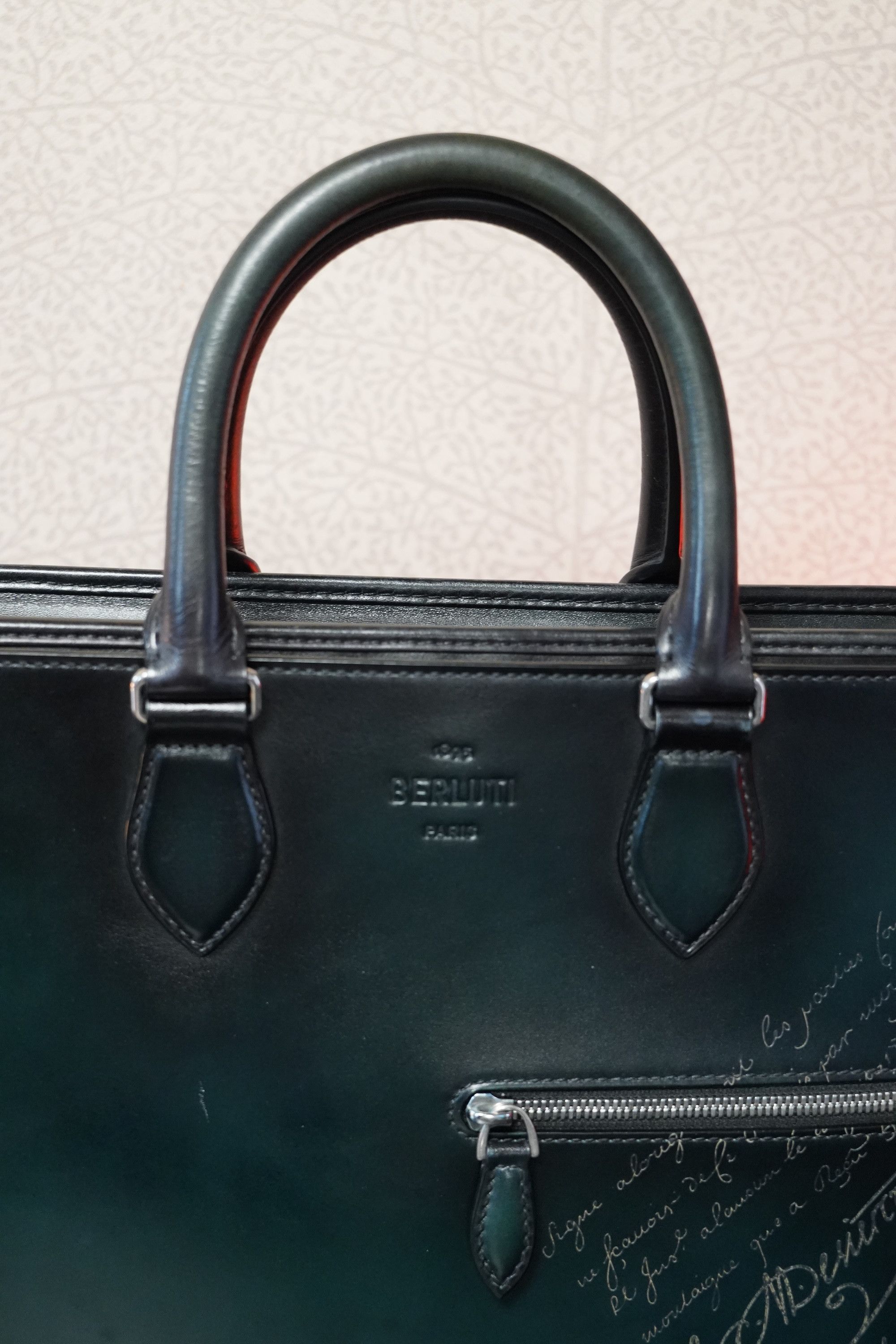 Berluti Berluti Un Jour Neo Scritto Venezia Leather Briefcase Size ONE SIZE - 3 Thumbnail