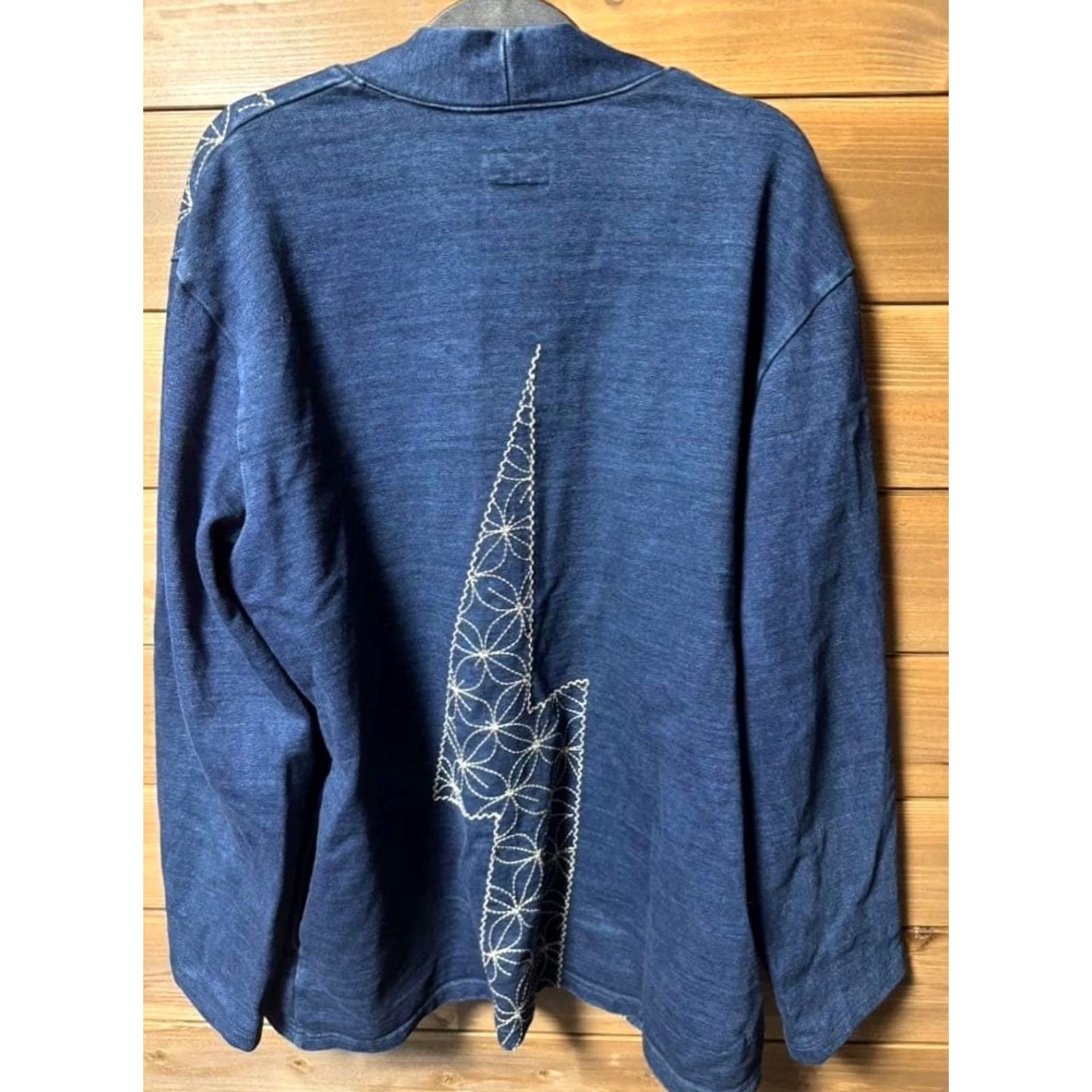 Kapital KAPITAL Jacket Men's Size 3 Indigo Tenjiku Sashiko Furoshiki Embroidered Cotton Casual Size US S / EU 44-46 / 1 - 2 Thumbnail