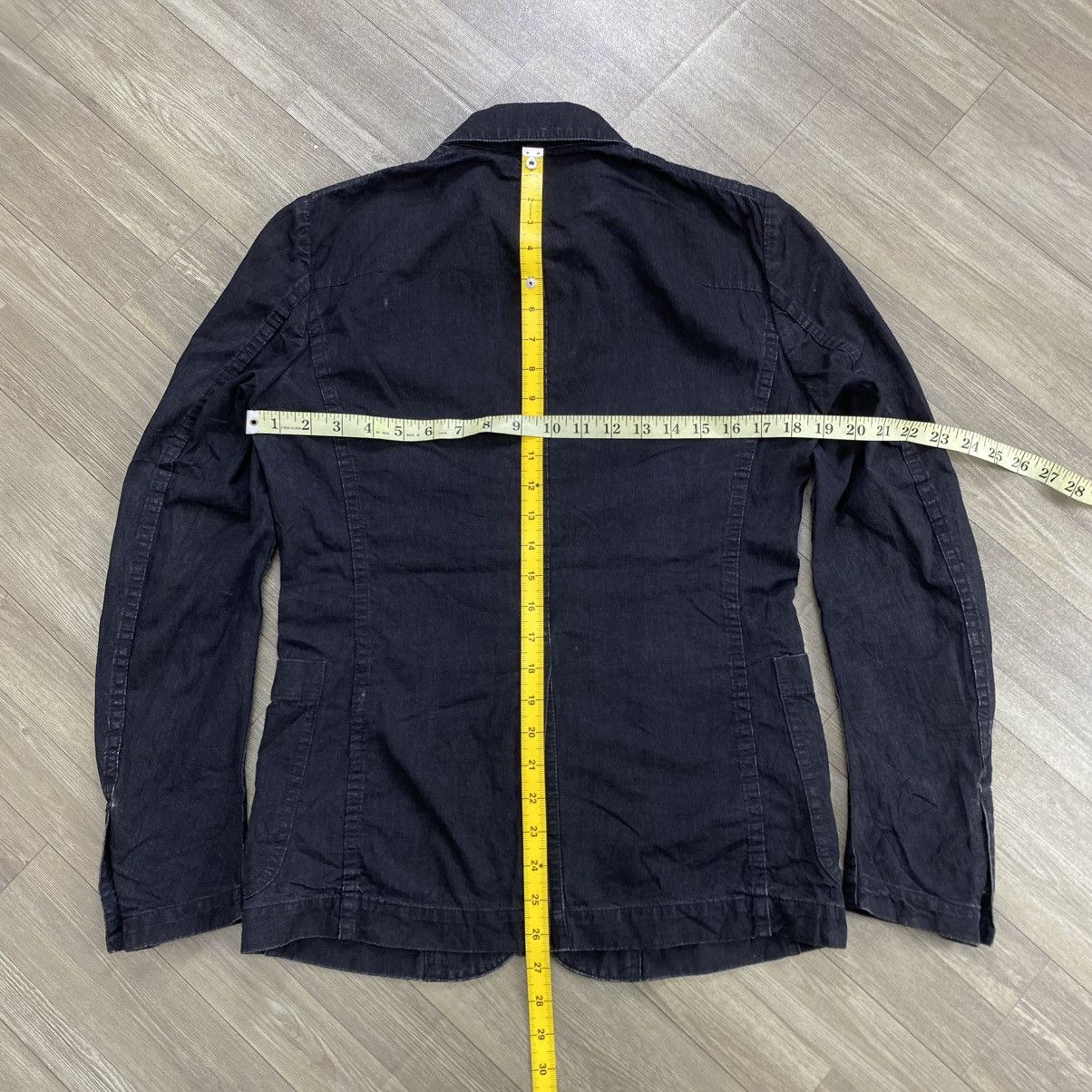 Attachment 2000s Kazuki Kumagai Attachment Blazer Denim Avang Garde Lgb Size 38R - 13 Thumbnail