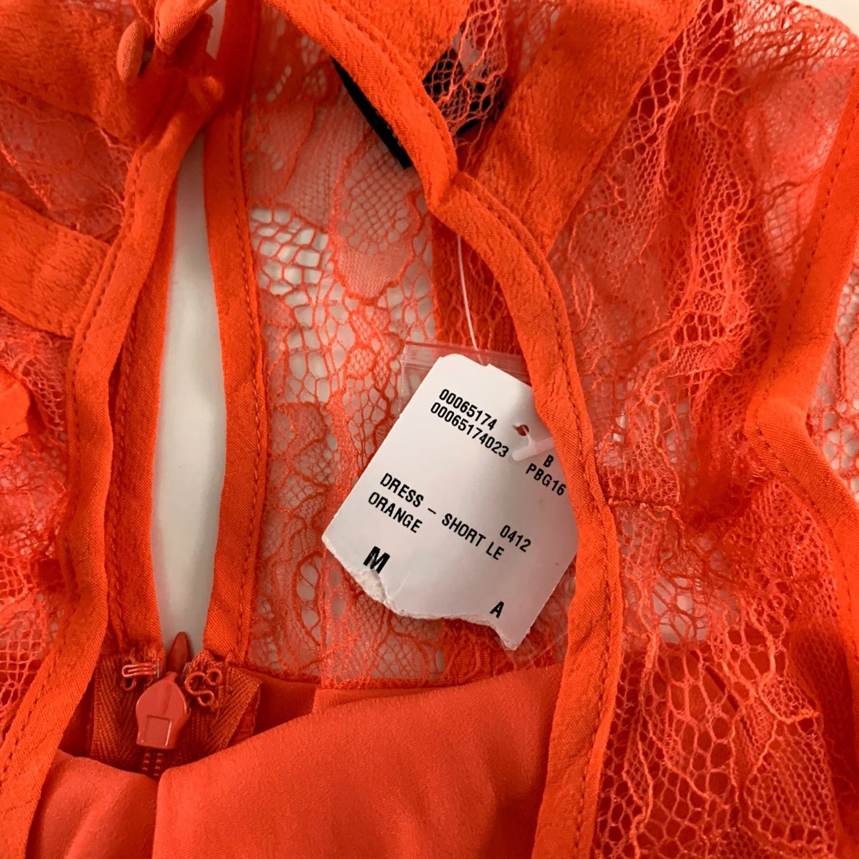 Forever 21 FOREVER 21 Tank Dress Sleeveless Lace Accents Women's Medium Peach Orange Dress Size M / US 6-8 / IT 42-44 - 6 Thumbnail