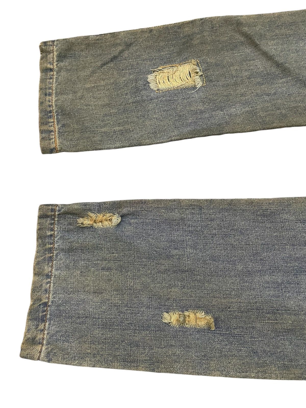Hysteric Glamour × Japanese Brand × No Future No Future Japanese Punk Mud Wash Distressed Jeans Size US 29 - 20 Thumbnail