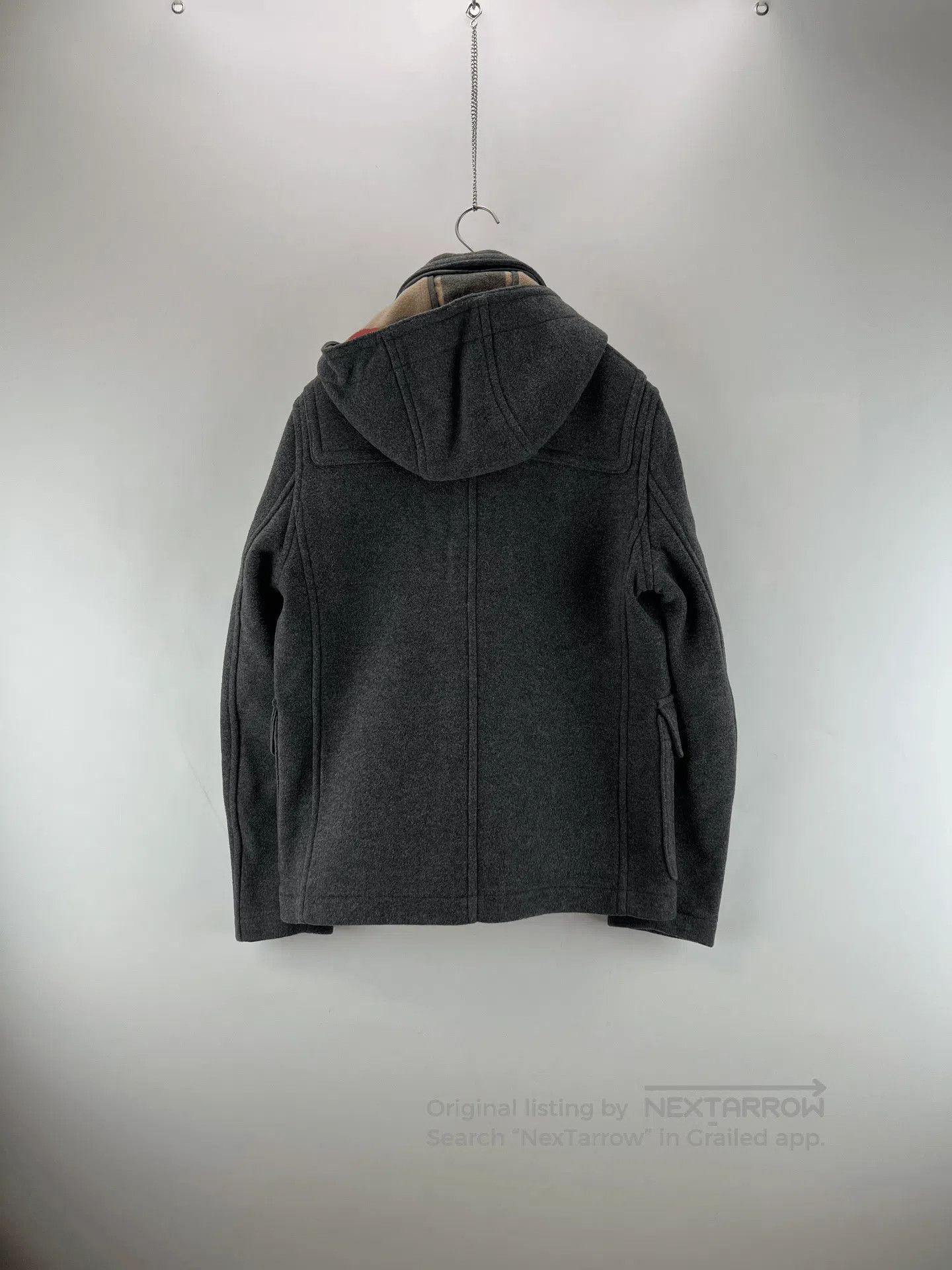 Burberry Burberry Brit Gray Wool Coat M. Size US M / EU 48-50 / 2 - 2 Thumbnail