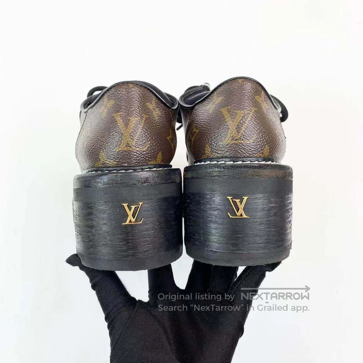 Louis Vuitton Louis Vuitton Thick-soled loafers with full prints| Size US 8 / IT 38 - 5 Thumbnail