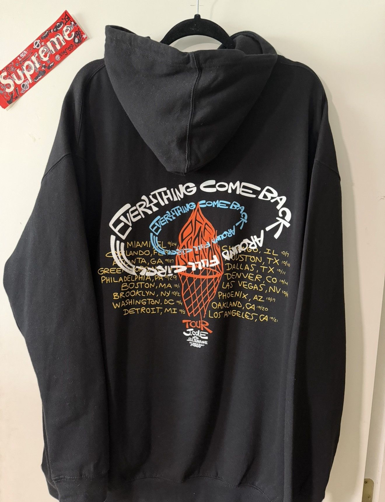 J. Cole Rare 2021 J. Cole The Off Season Hoodie Size 2XL Size US XXL / EU 58 / 5 - 2 Thumbnail