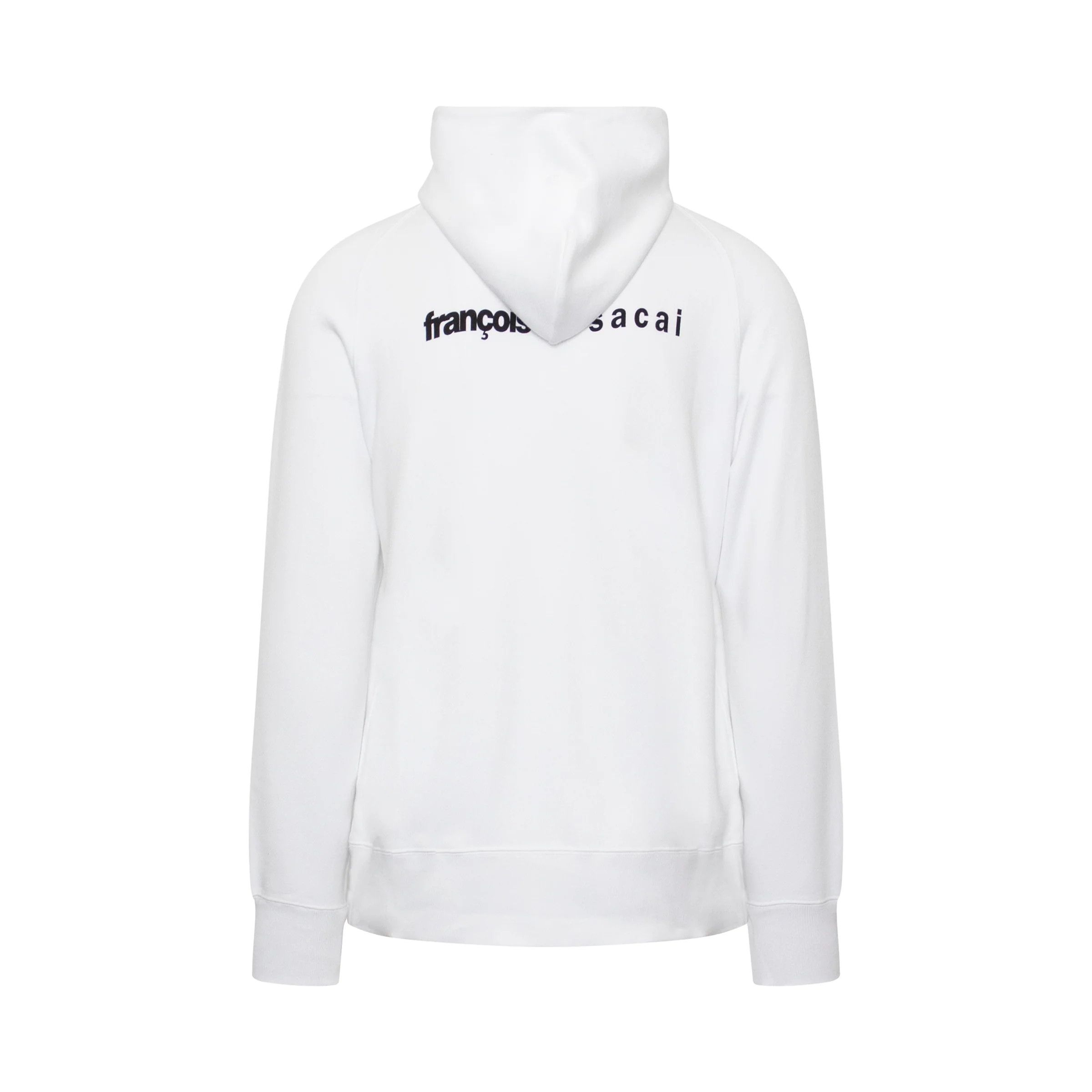 Sacai o1mris0824 Francois K Hoodie in White Size US L / EU 52-54 / 3 - 4 Thumbnail