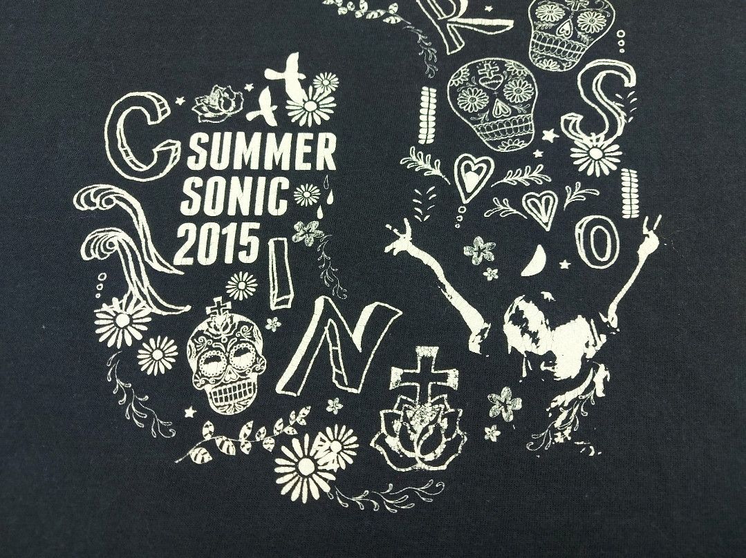 Band Tees × Japanese Brand Summer Sonic Festival 2015 Spell Out Logo Band List TEE Size US L / EU 52-54 / 3 - 9 Thumbnail