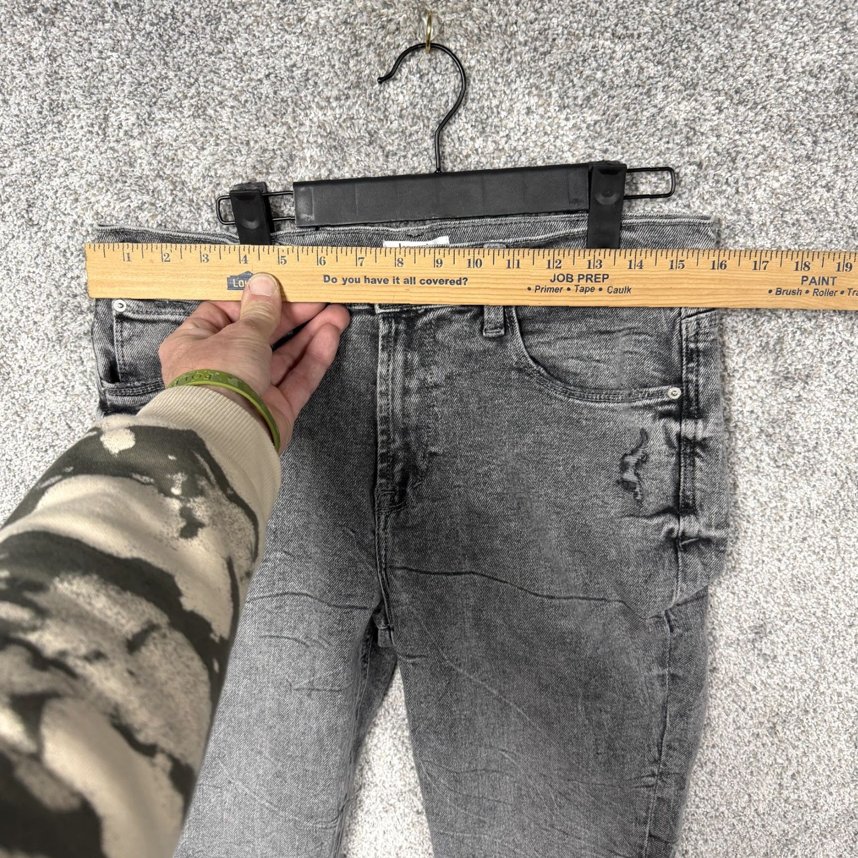 Vintage Kensie The Kelsey Jeans Womens 10/30 Gray High Rise Skinny Denim Edgy Streetwear Size 32" / US 10 / IT 46 - 2 Thumbnail