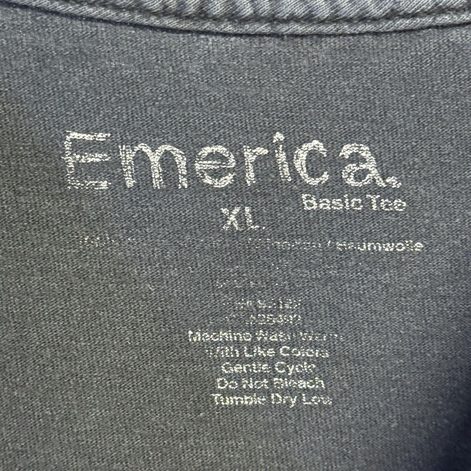 Emerica Emerica Skateboard T Shirt Mens XL Faded Black Short Sleeve Size US XL / EU 56 / 4 - 9 Thumbnail