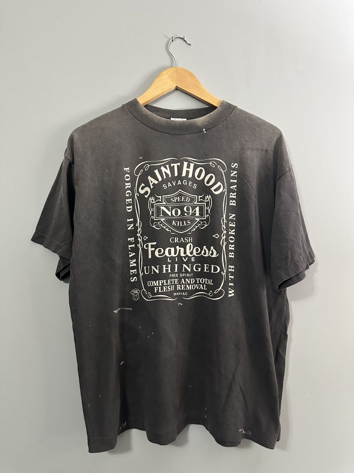 Neighborhood × Saint Michael Mx6 Sainthood Savages Fearless S/S Shirt Size US M / EU 48-50 / 2 - 1 Thumbnail