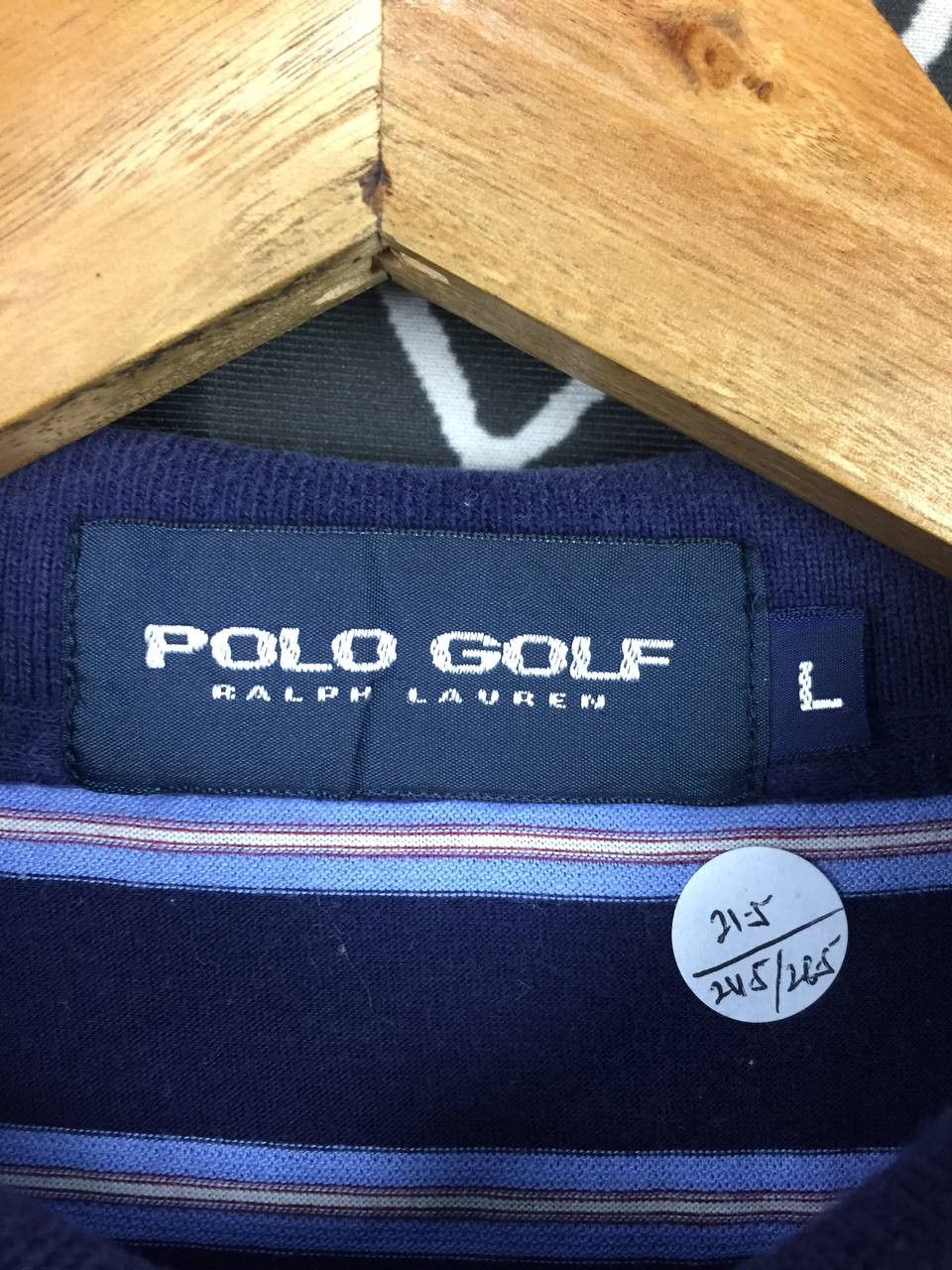 Ralph Lauren Vtg Ralph Lauren Polo Golf Preppy Sportswear Stripe Polo Tee Size US L / EU 52-54 / 3 - 12 Thumbnail