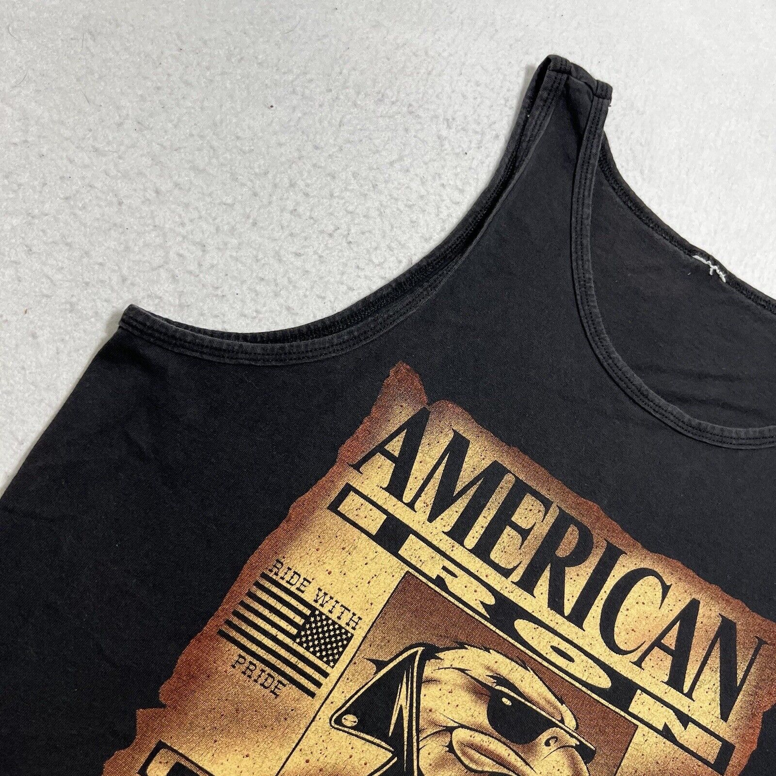 Vintage Vintage American Motorcycles Sleeveless Tank Top 1998 Size US L / EU 52-54 / 3 - 5 Thumbnail