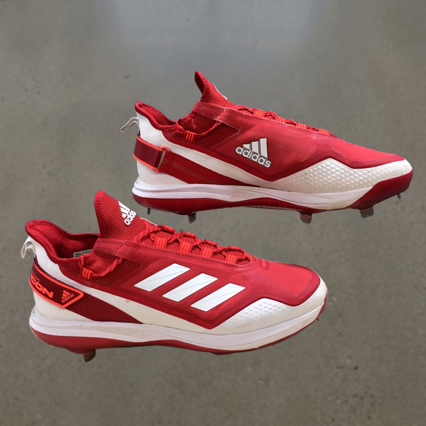 Adidas Adidas Sneaker Mens 12.5 Red Icon Boost Athletic Basketball Laced Up FY4442 Nike? Size US 13 / EU 46 - 1 Thumbnail