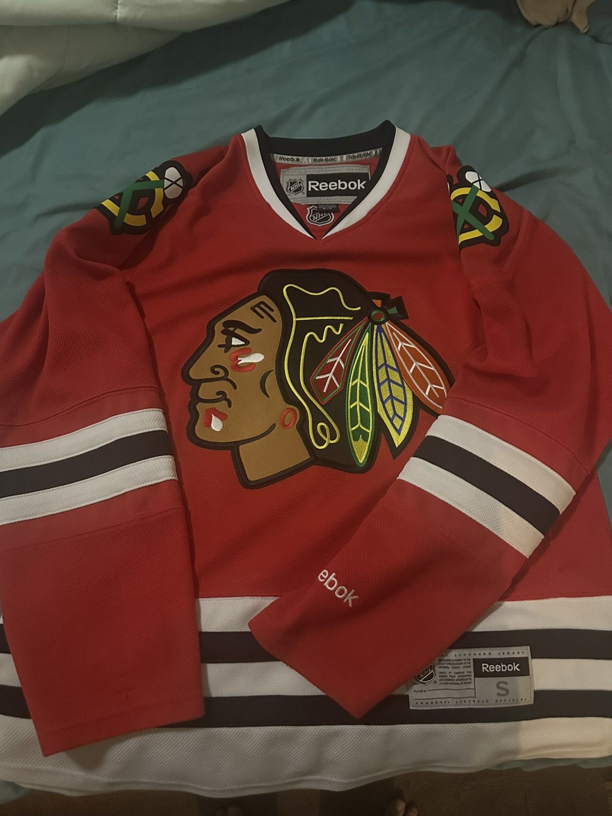 NHL reebok chicago blackhawks jersey Size US S / EU 44-46 / 1 - 1 Thumbnail