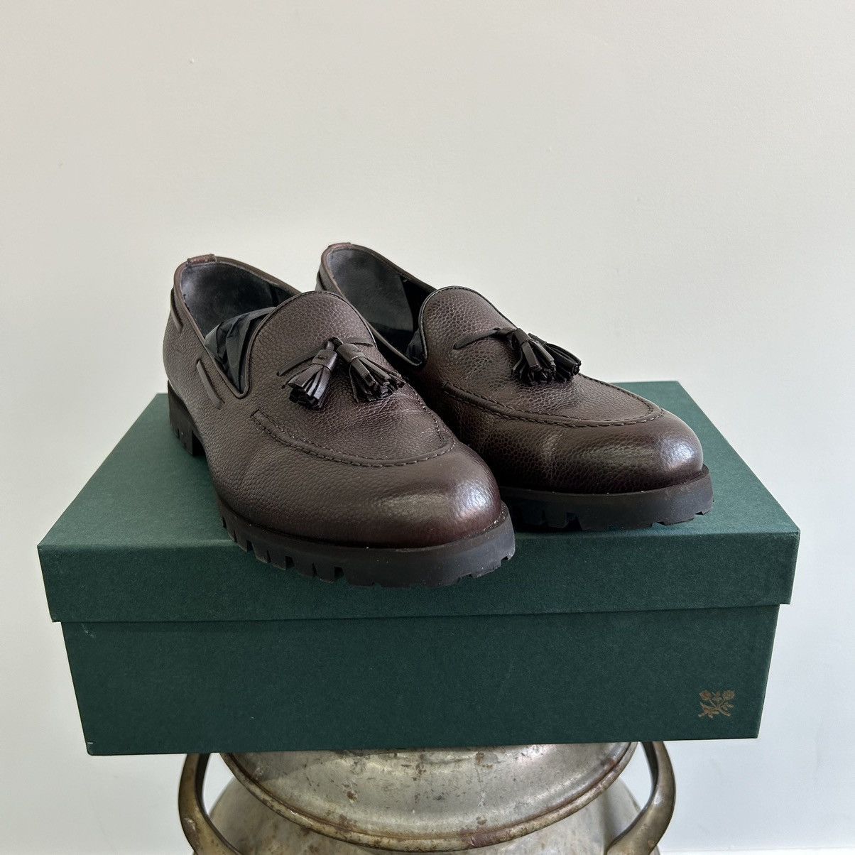 Aime Leon Dore Leather Tassel Loafers - Men\'s Slip-On Dress Shoes Aimé Leon Dore launched a new loafer silhouette for FW25  main image 2