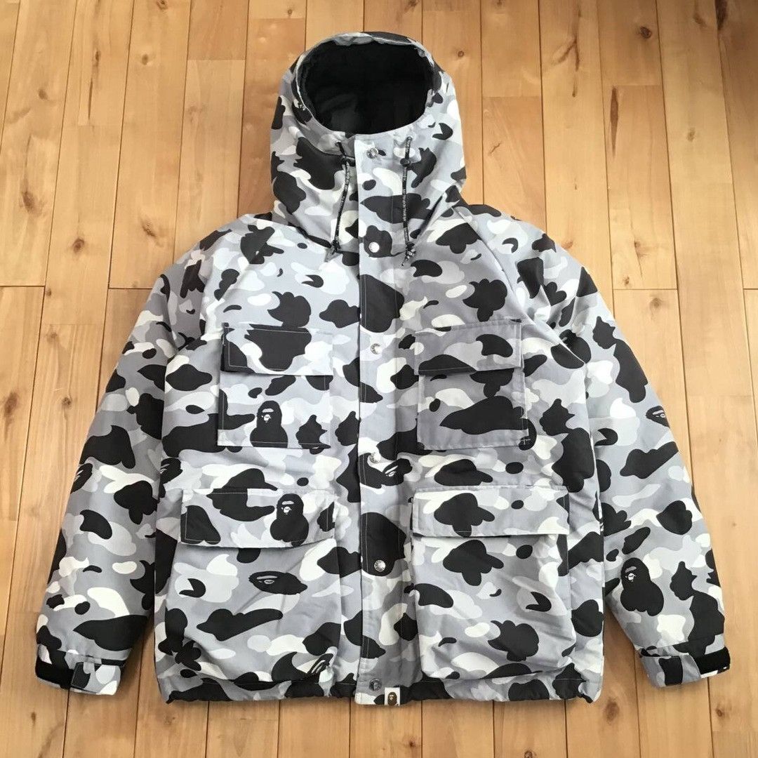 Bape × Wtaps A Bathing Ape Bape x WTaps Vintage B-7 Jacket Grey M