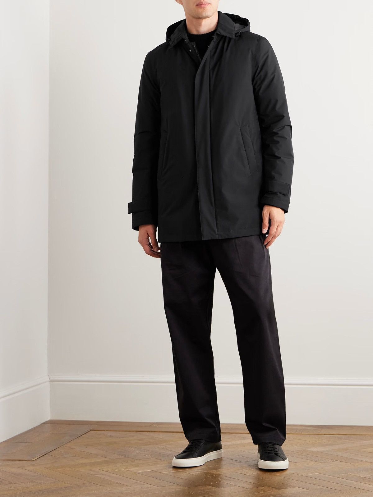Herno Herno Laminar GORTE-TEX Hooded Down Coat Size US M / EU 48-50 / 2 - 1 Thumbnail