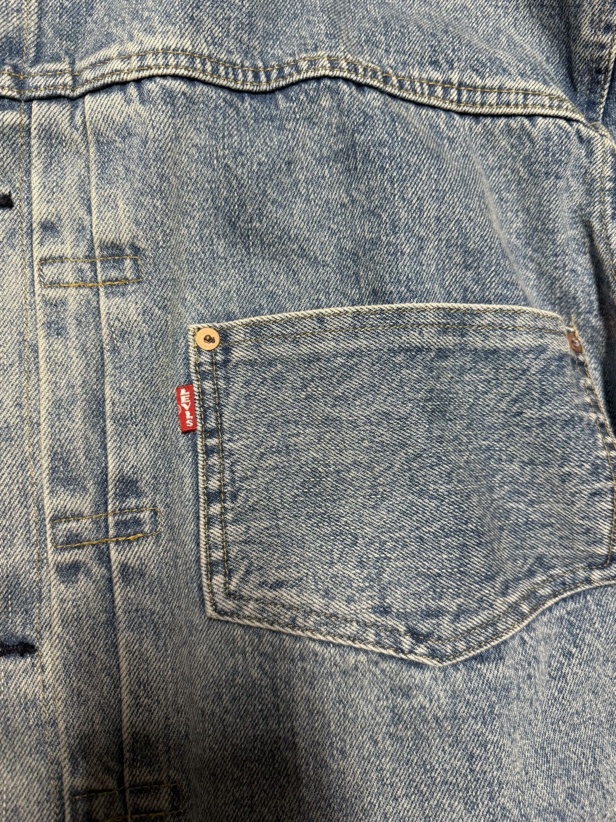 Beams Japan × Levi's Beams x Levi’s Super Wide V2 Denim Jacket Size US L / EU 52-54 / 3 - 3 Thumbnail