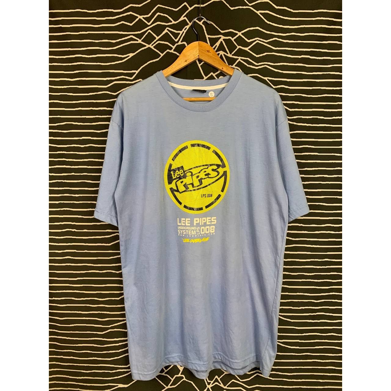 Lee Vtg LEE PIPES Skateboarding Underground System Tee Size US L / EU 52-54 / 3 - 1 Thumbnail