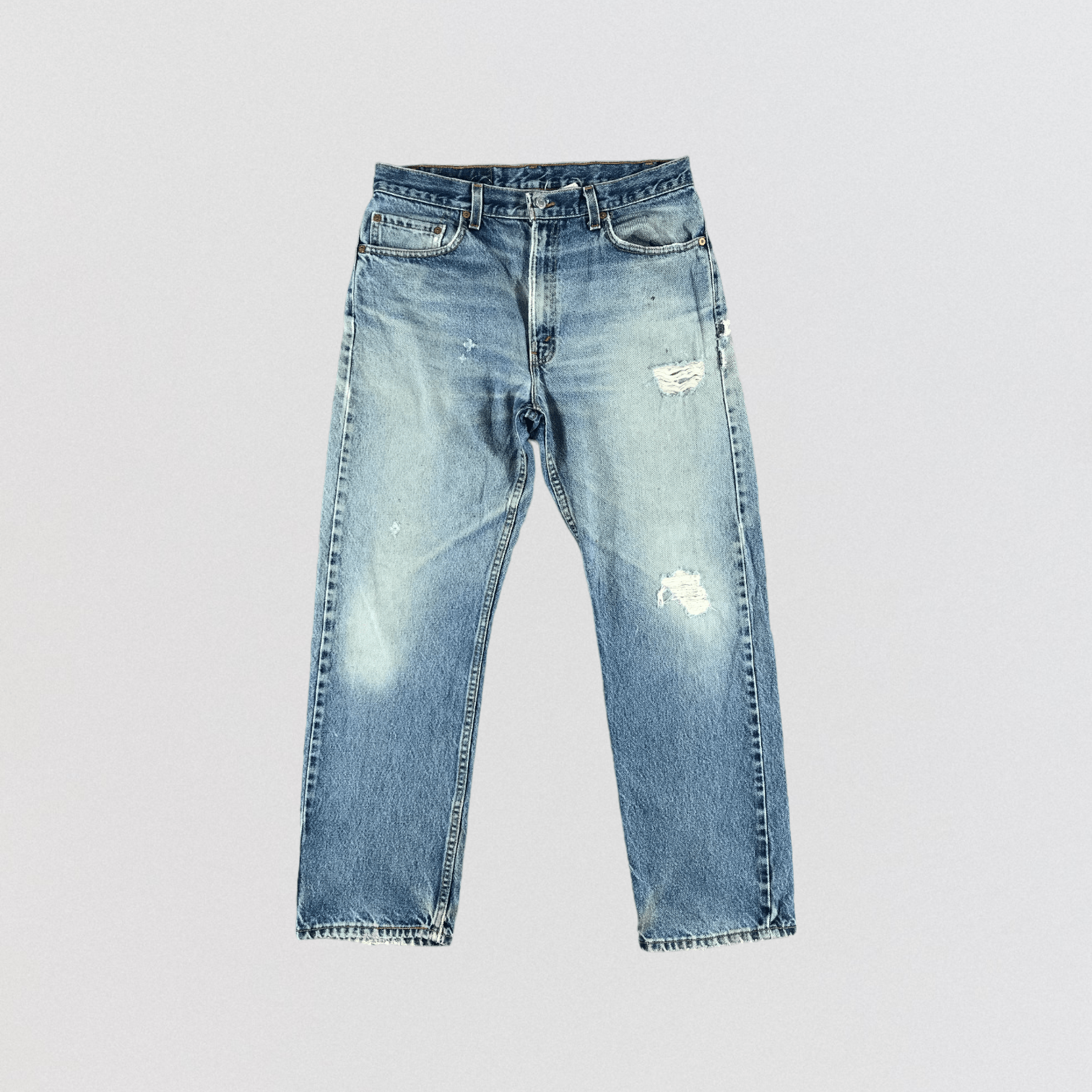 Levi's × Vintage Vintage 90s Blue Wash Levis 505 Jeans-JM3084 Size US 33 - 1 Thumbnail