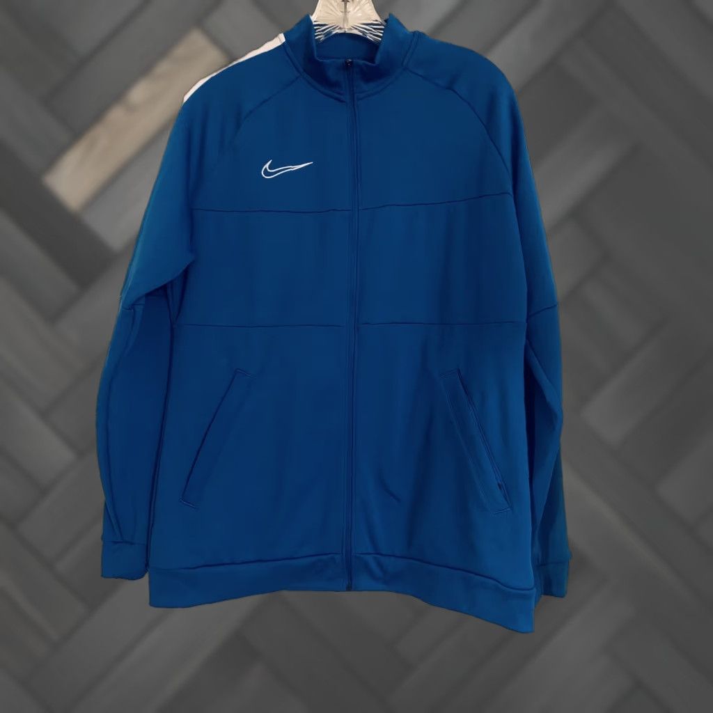 Nike Nike Dri-Fit Women's Soccer Track Jacket L Blue Full Zip AO1483 Size L / US 10 / IT 46 - 1 Thumbnail