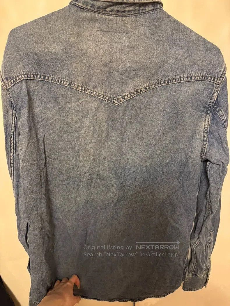 Saint Laurent Paris SAINT LAURENT Denim Long Sleeve Shirt. Size US XS / EU 42 / 0 - 4 Thumbnail