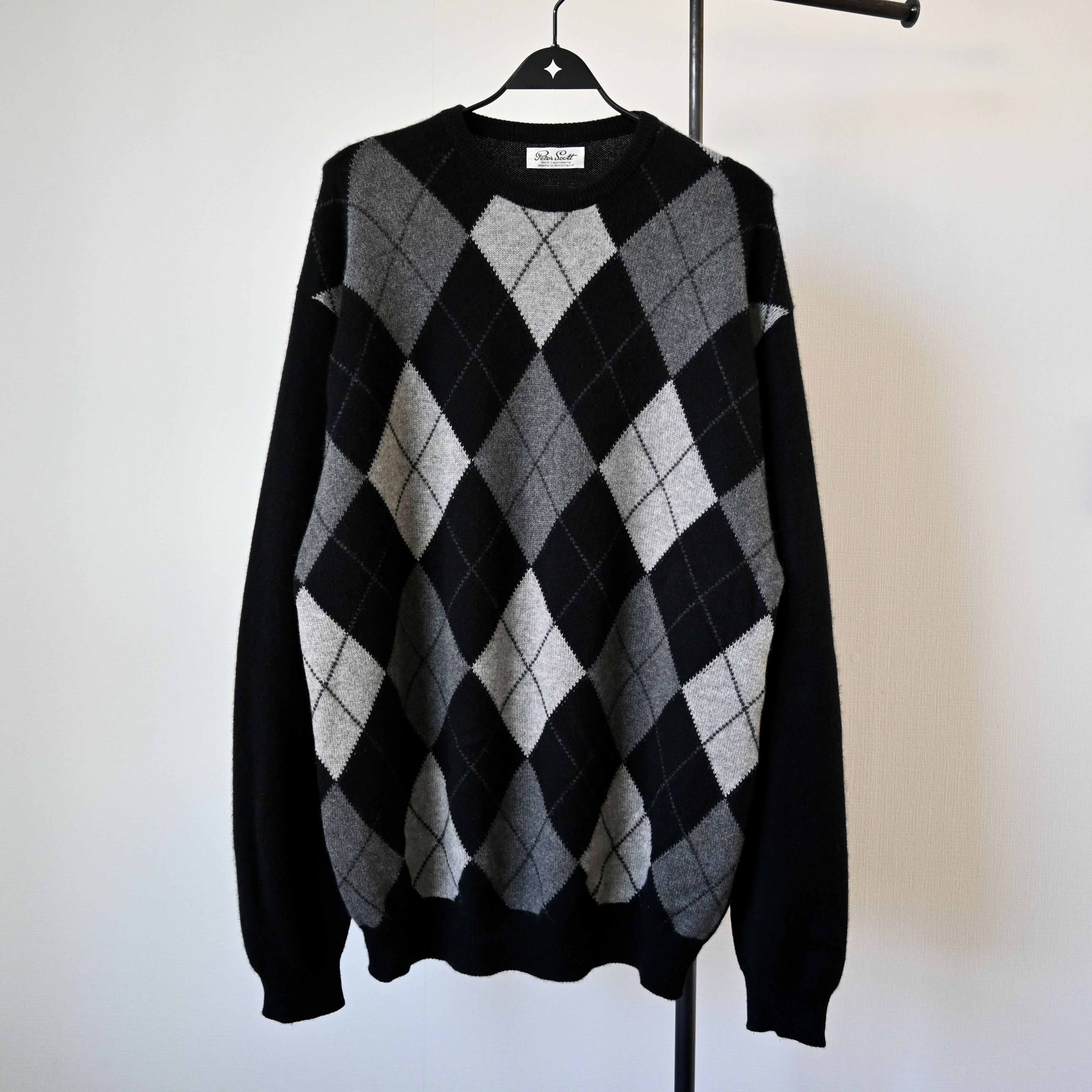 Vintage Vintage Peter Scott pure cashmere sweater, made in Scotland Size US XL / EU 56 / 4 - 1 Thumbnail