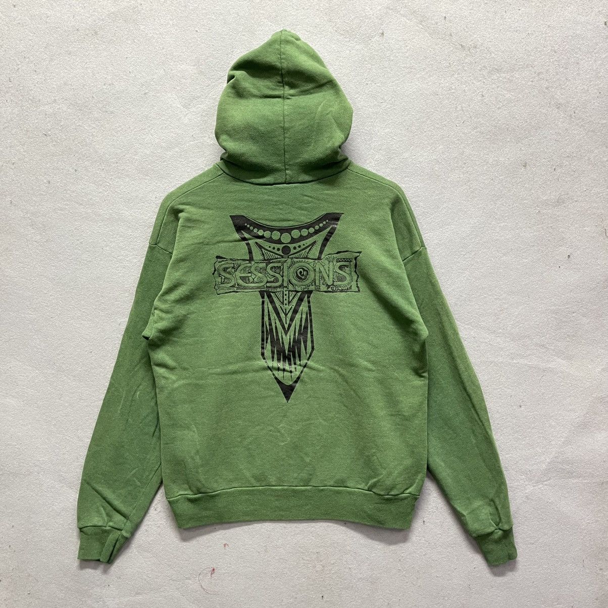 Sessions Late 90s–Early 2000s Vintage Sessions Double-Sided Hoodie Size US L / EU 52-54 / 3 - 6 Thumbnail