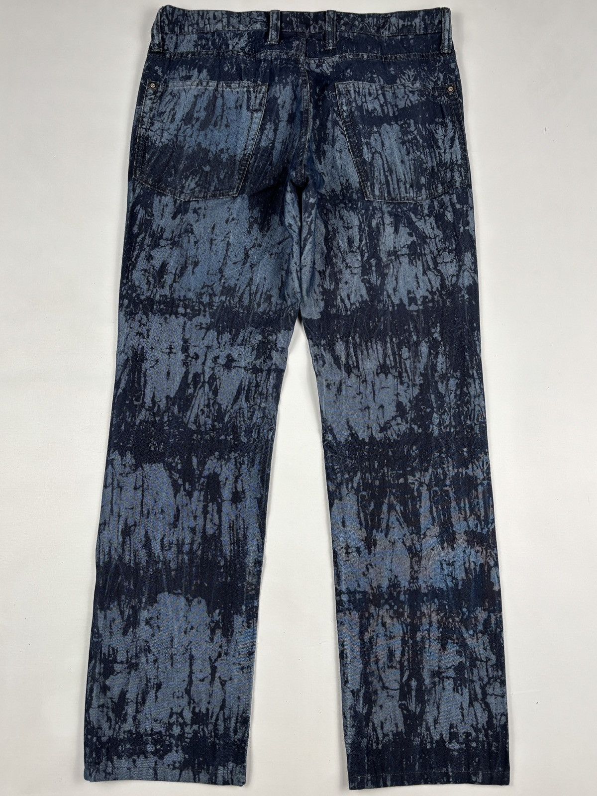 Issey Miyake S/S 2014 Bleach Effect Denim Jeans Size US 32 / EU 48 - 6 Thumbnail