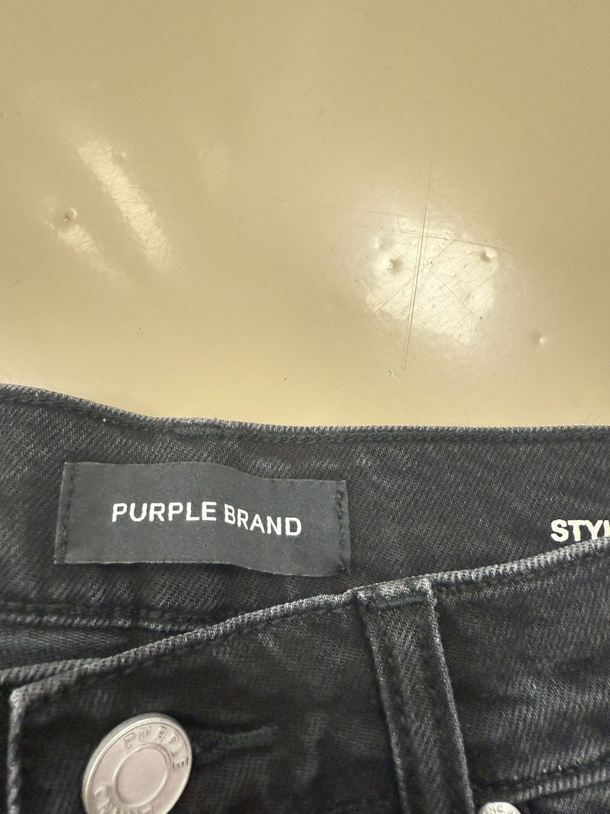 Other Purple Brand Slim Vintage Black Jeans Size 26" / US 2 / IT 38 - 4 Thumbnail