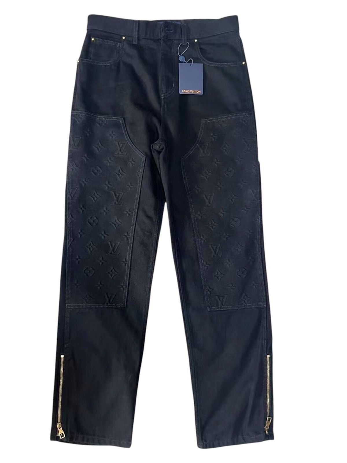 Louis Vuitton Louis Vuitton 32 Carpentry Monogram Denim Jeans Size US 32 / EU 48 - 1 Thumbnail