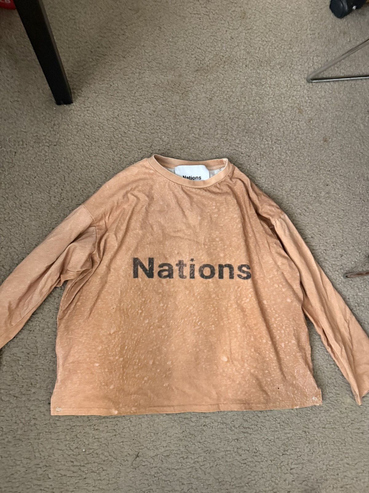Designer × Vintage Nations skin long sleeve shirt Size US L / EU 52-54 / 3 - 3 Thumbnail