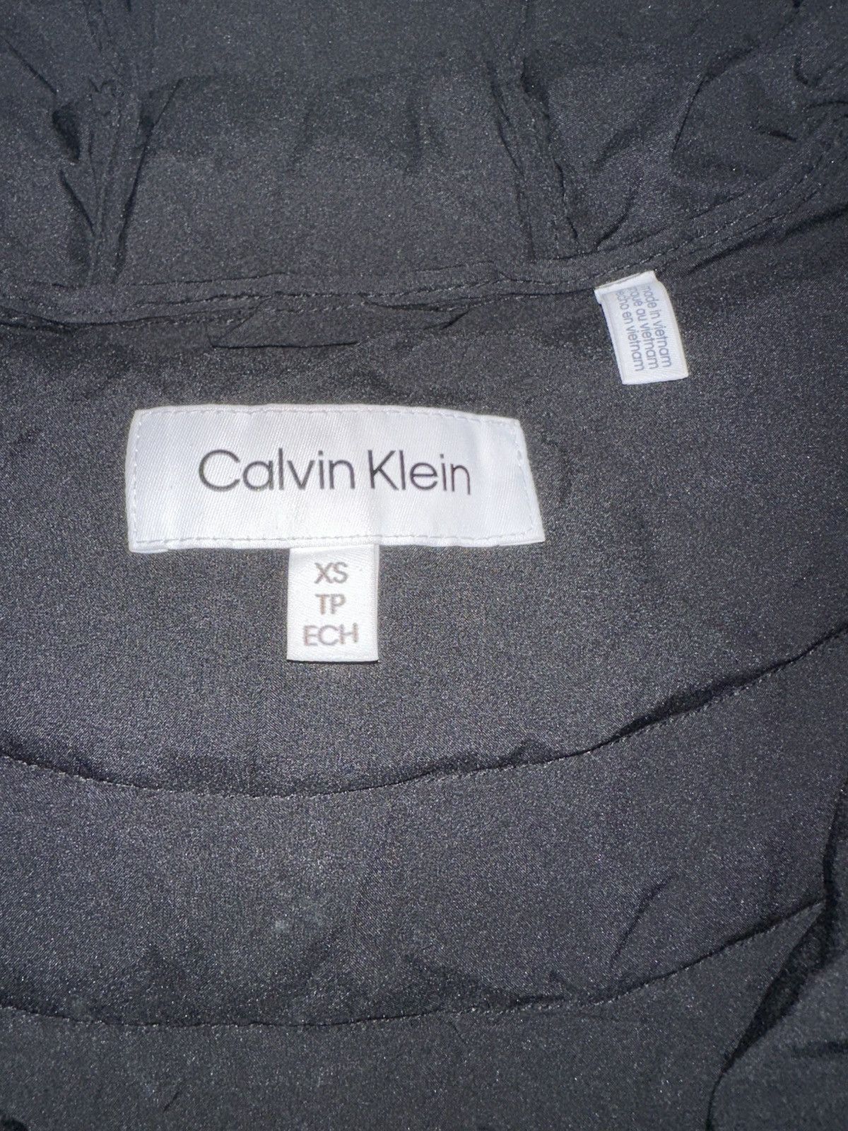 Calvin Klein Calvin Klein Women’s XS Black Hooded Puffer Jacket Full Zip Size XS / US 0-2 / IT 36-38 - 5 Thumbnail