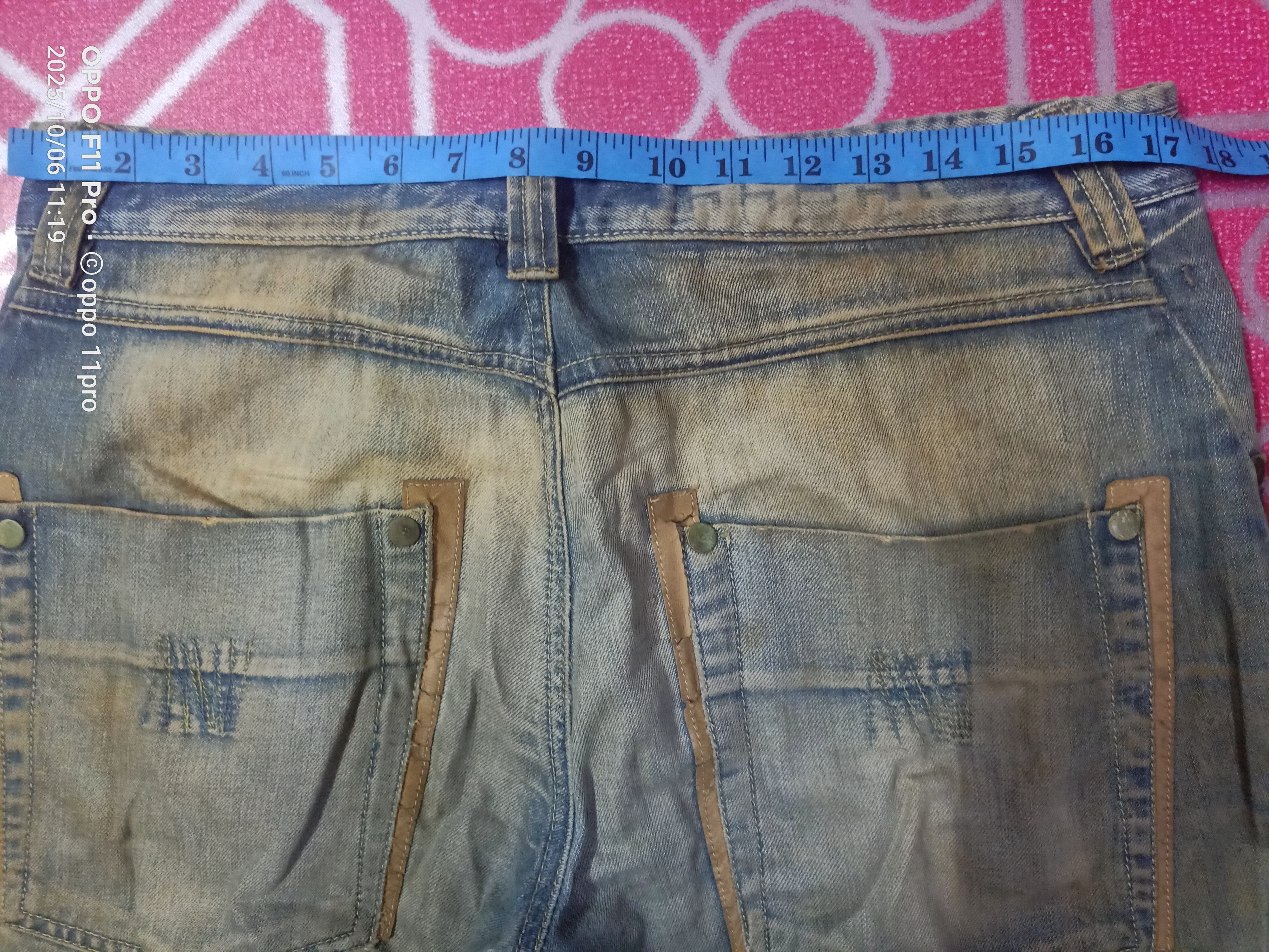 If Six Was Nine 🌟Zara Distressdenim Flare Men Denim 🌟 Size US 34 / EU 50 - 12 Thumbnail