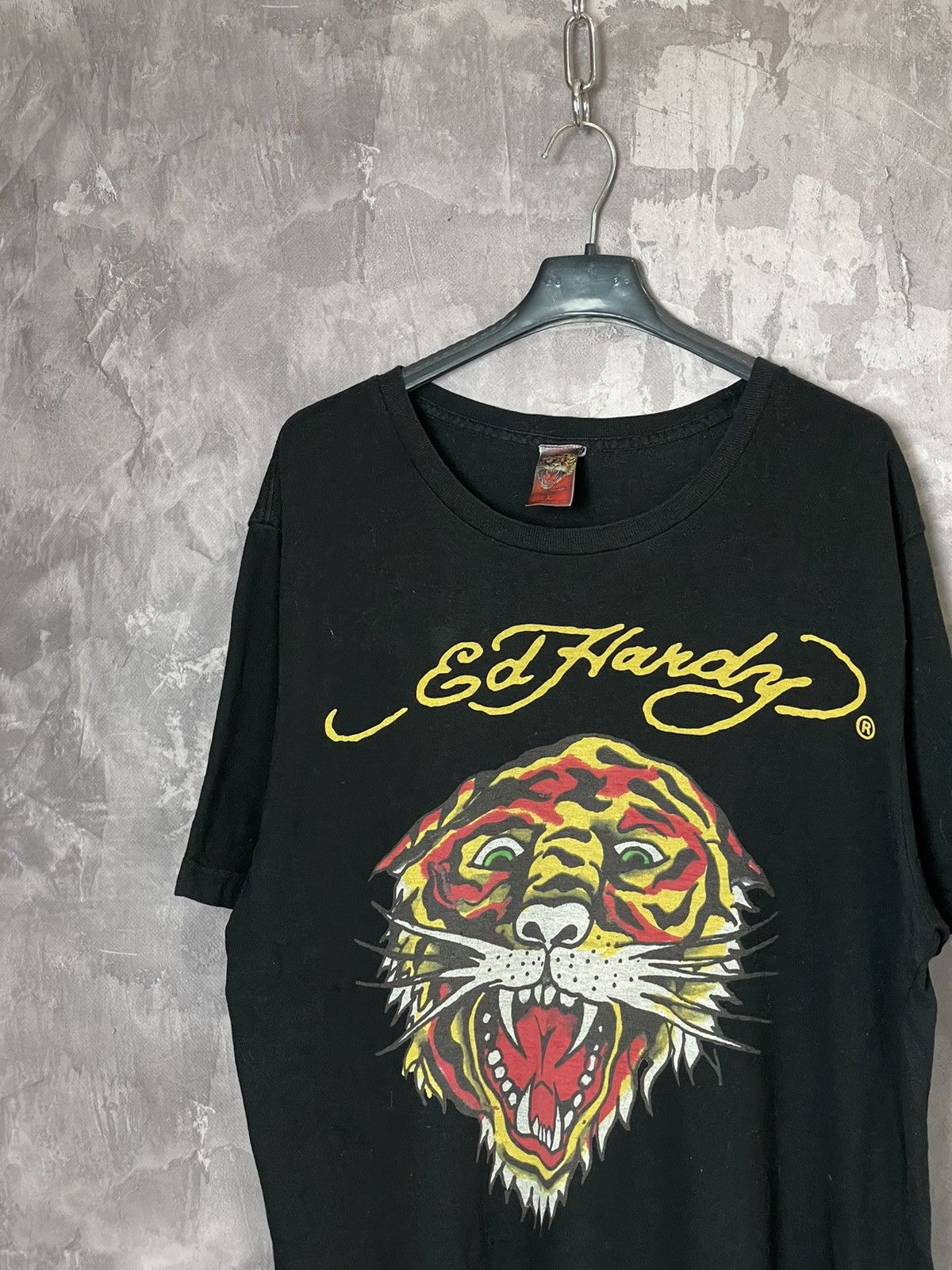 Affliction × Christian Audigier × Ed Hardy Vintage 90's Ed Hardy Japanese Tiger Tattoo Y2K T-shirt Size US L / EU 52-54 / 3 - 4 Thumbnail