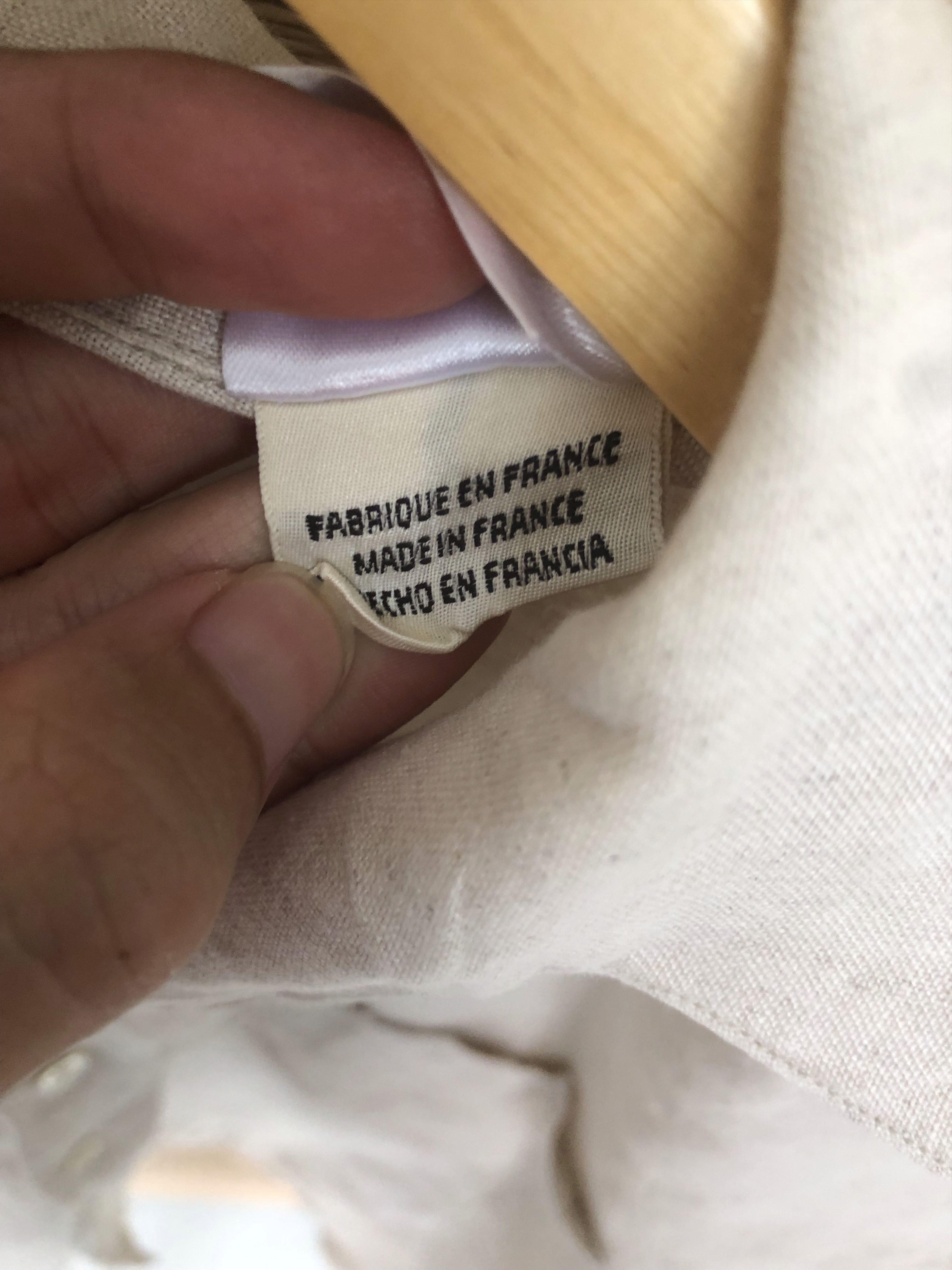 Hermes oatmeal linen shirt Size US S / EU 44-46 / 1 - 5 Thumbnail