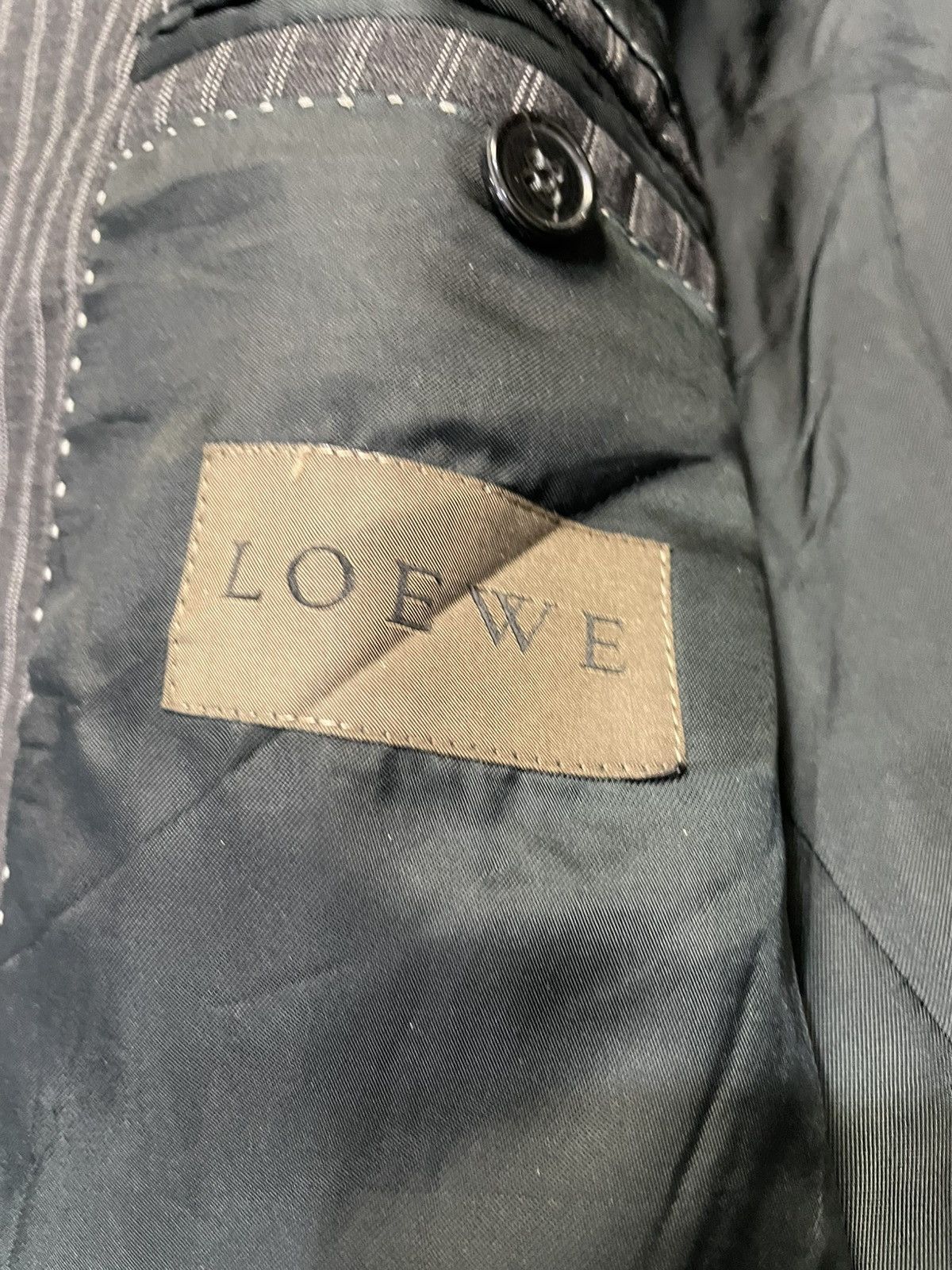 Loewe Loewe Striped Wool Blazer Size 50R - 8 Thumbnail