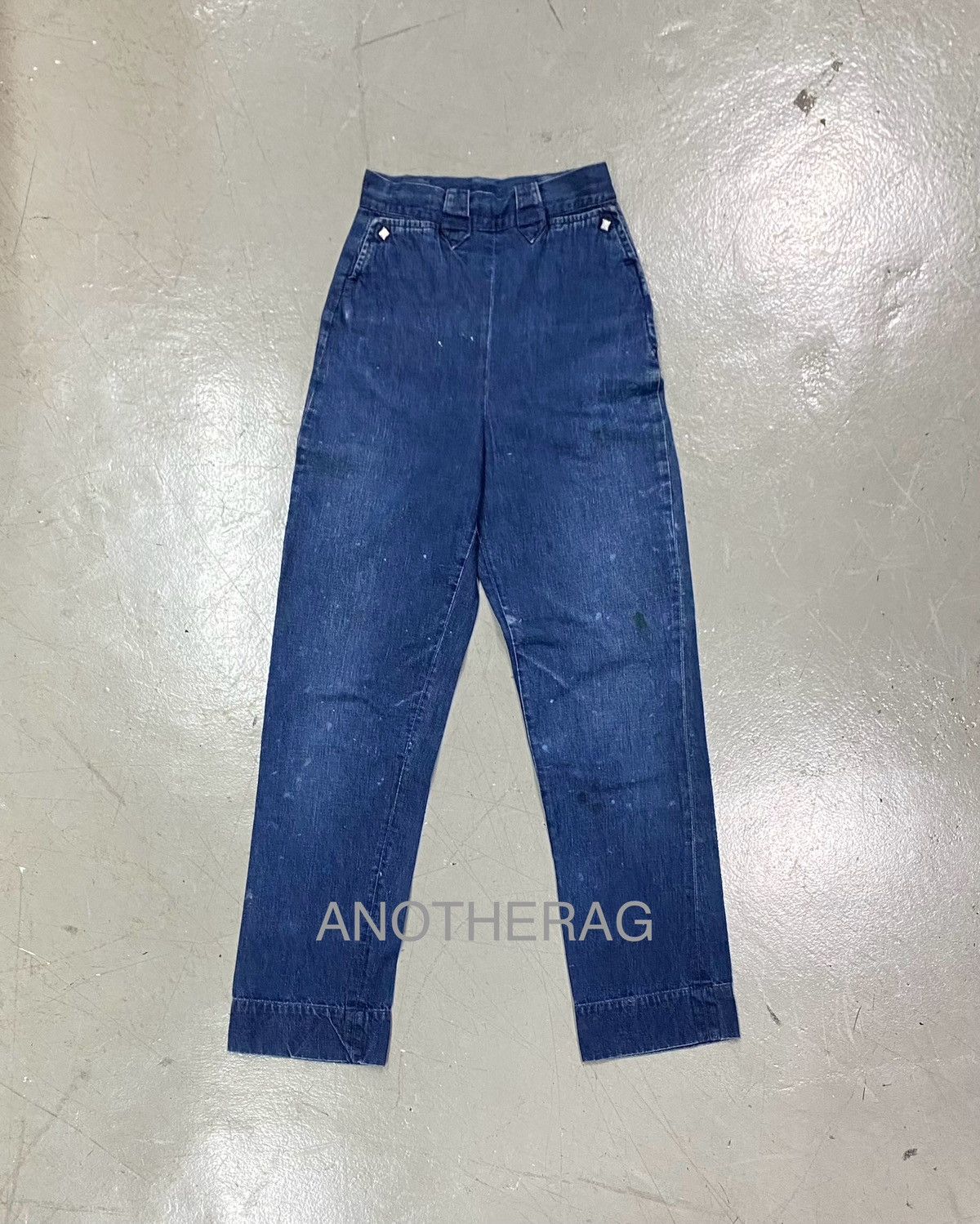 image of Levis x Vintage 1950’S Levi’S Ranch Pant in Blue, Women's (Size 24)