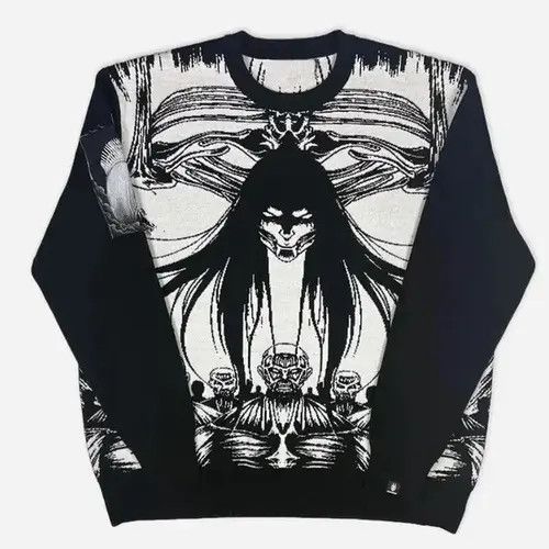 Japanese Brand New Hip Hop Streetwear Knitted Sweater men Size US M / EU 48-50 / 2 - 1 Thumbnail