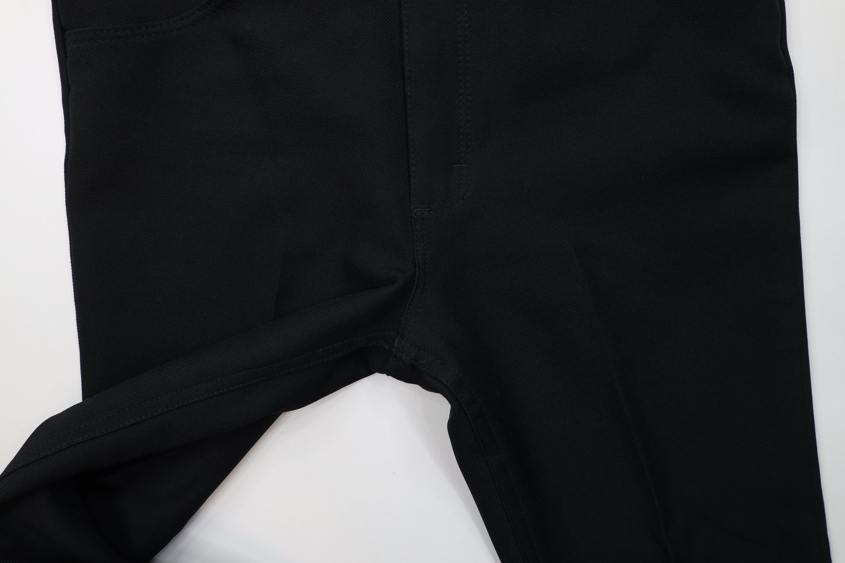 Wrangler Vintage 90s Wrangler Flared Wide Leg Knit Pants Black Size US 33 - 5 Thumbnail