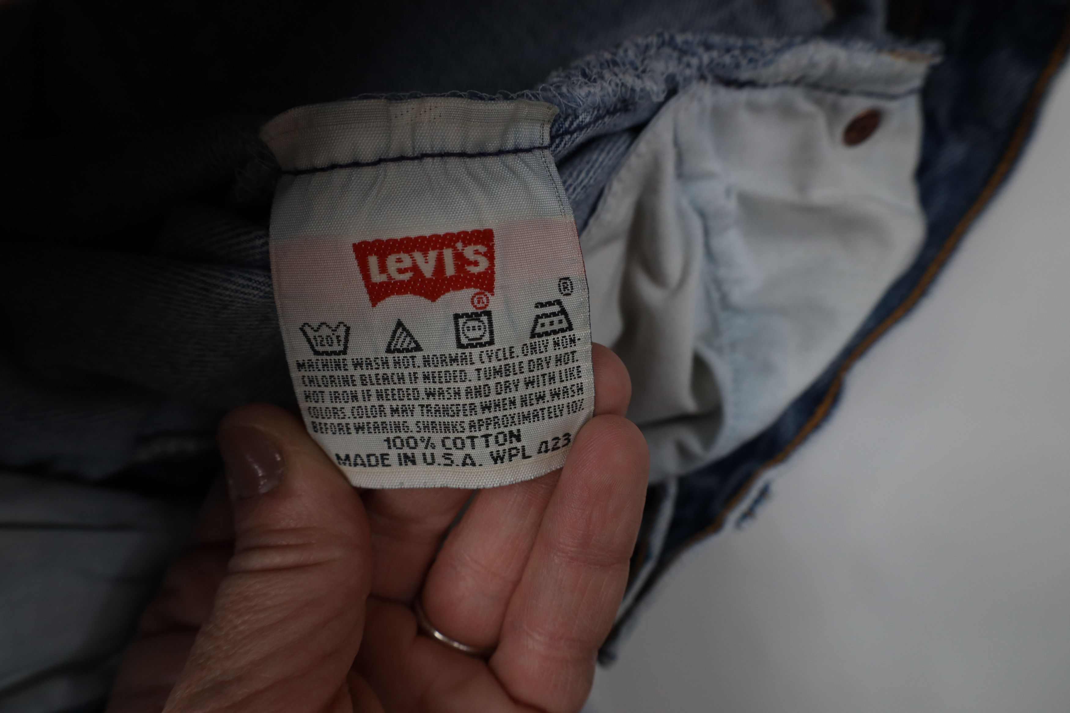 Levi's Vintage 90s Levis 501xx Button Fly Original Fit Jeans USA Size US 29 - 9 Thumbnail