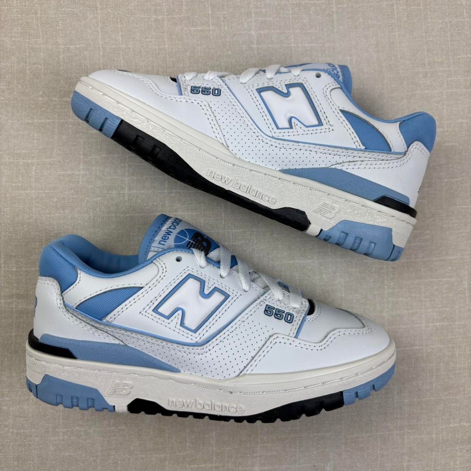 New Balance 🚙 2022 New Balance 550 “UNC White University Blue” Size US 5.5 / IT 35.5 - 2 Thumbnail