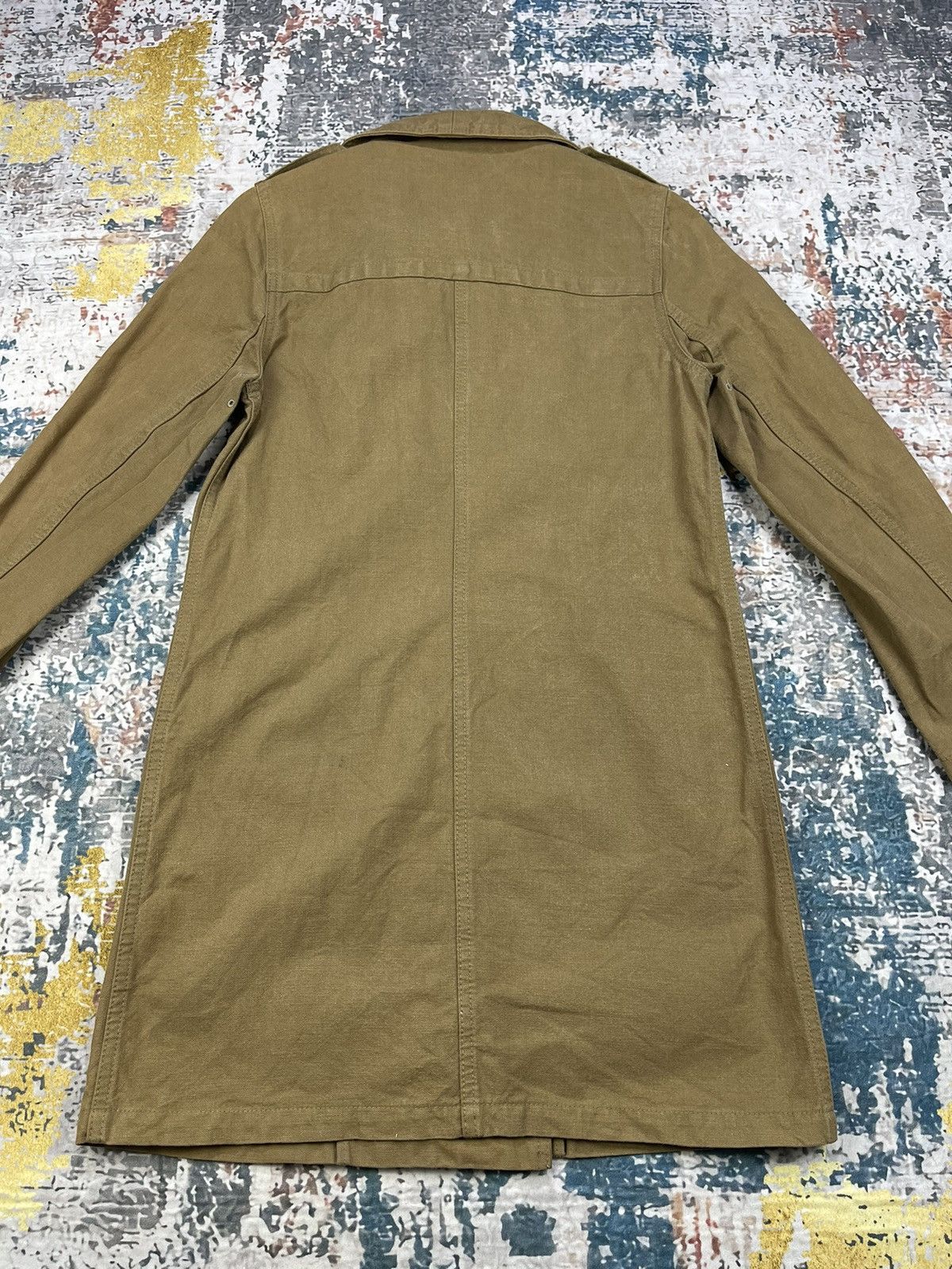 Vintage Vintage Green Bowles Military Field Coat Jacket Size US XXS / EU 40 - 7 Thumbnail