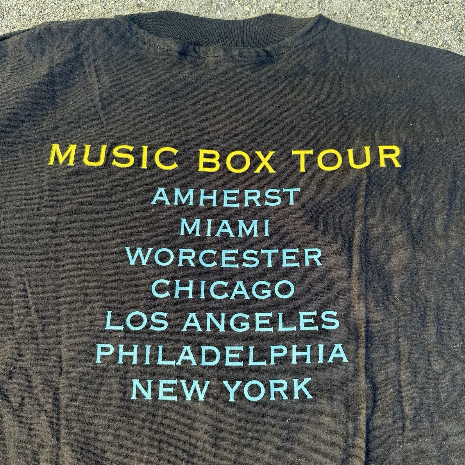 Band Tees × Vintage Vintage 1992 Winterland Mariah Carey Music Box Tour T-Shirt Size US XL / EU 56 / 4 - 4 Thumbnail