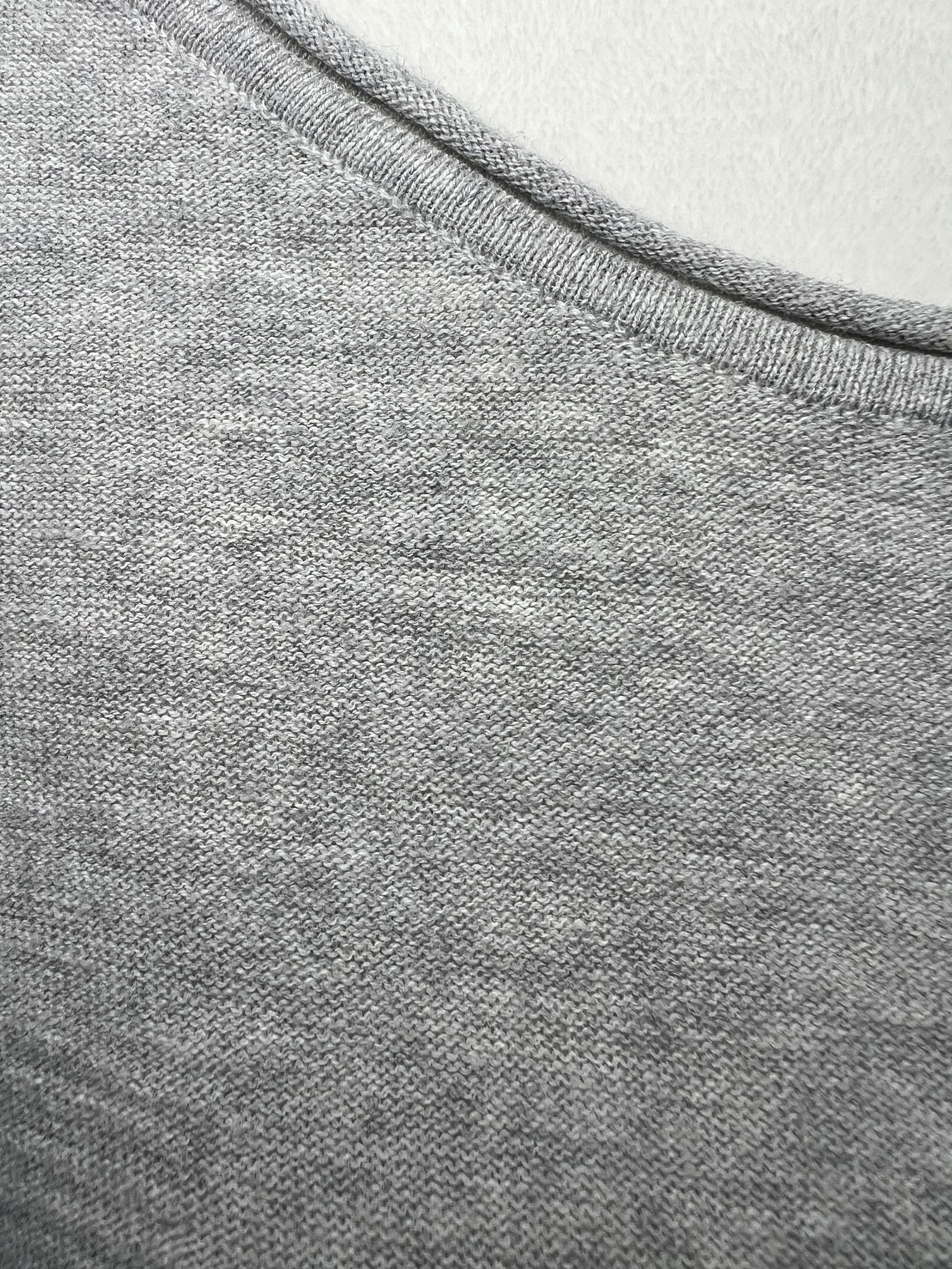 Vince Vince Knit Long Sleeve Top Drop Shoulder Gray Small Size S / US 4 / IT 40 - 9 Thumbnail