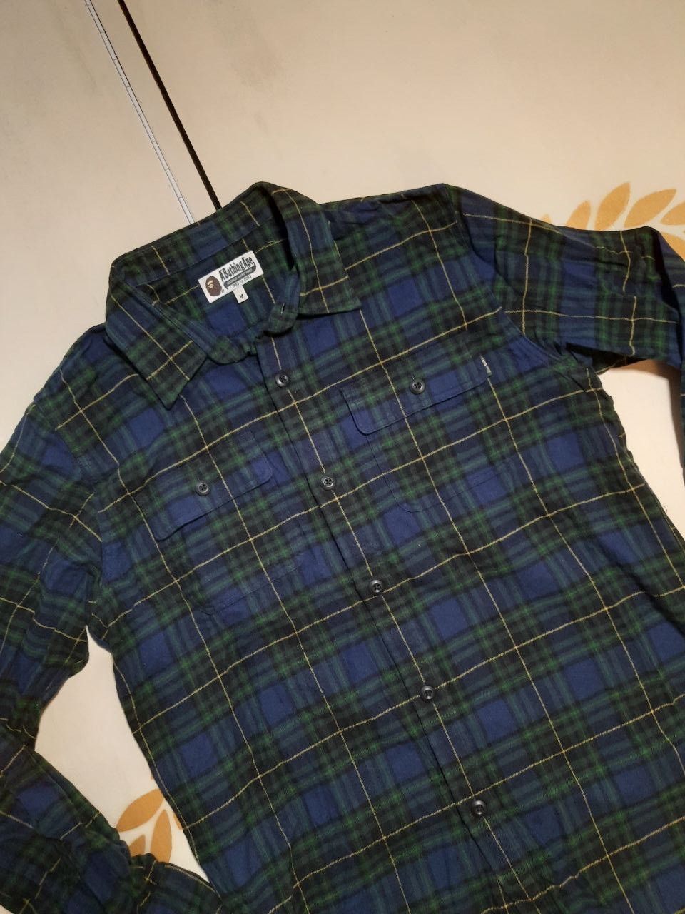 Bape Shark Flannel Shirt Size US M / EU 48-50 / 2 - 4 Thumbnail